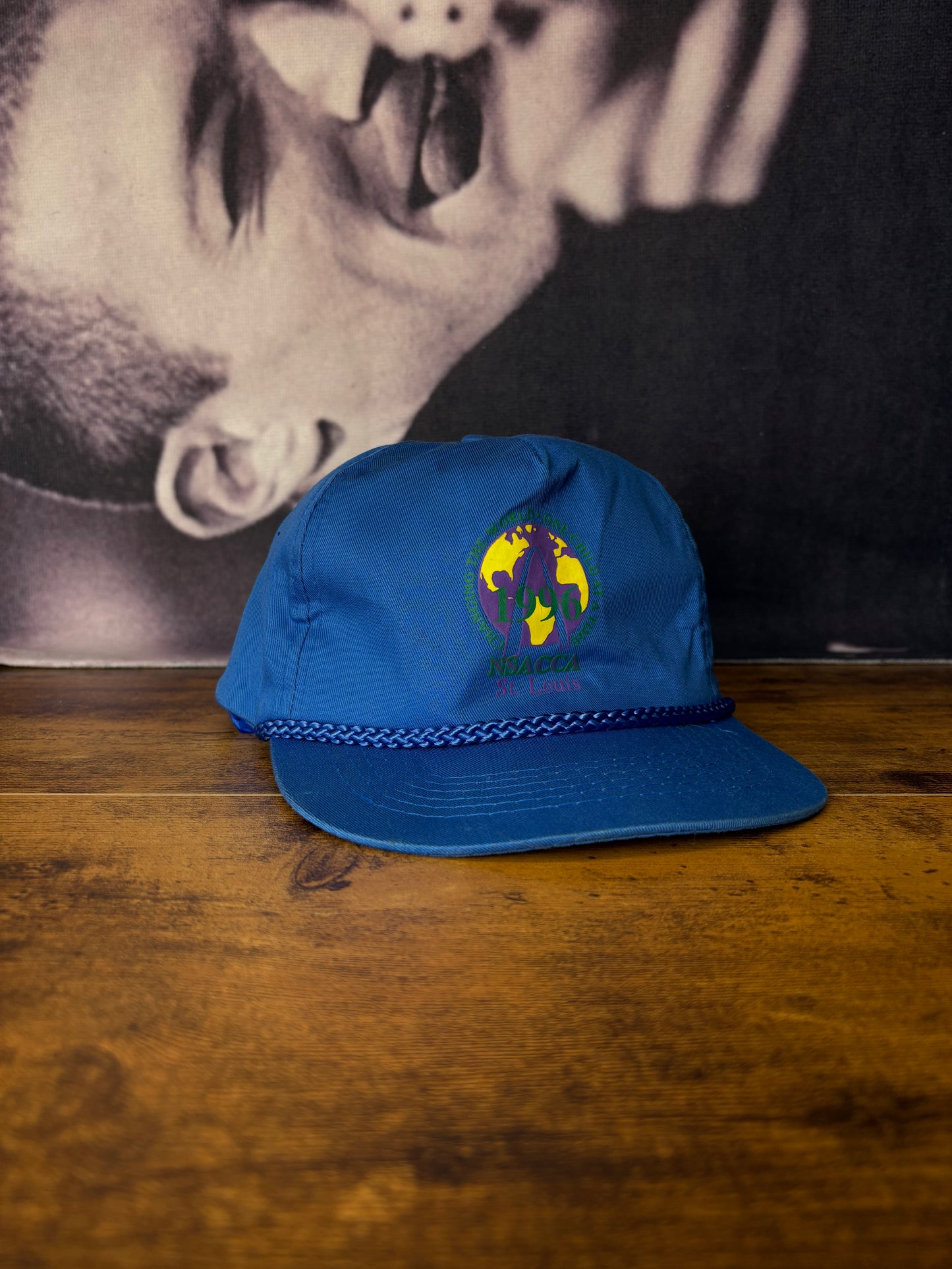 Vintage St. Louis 90s Royal Blue Trucker Hat