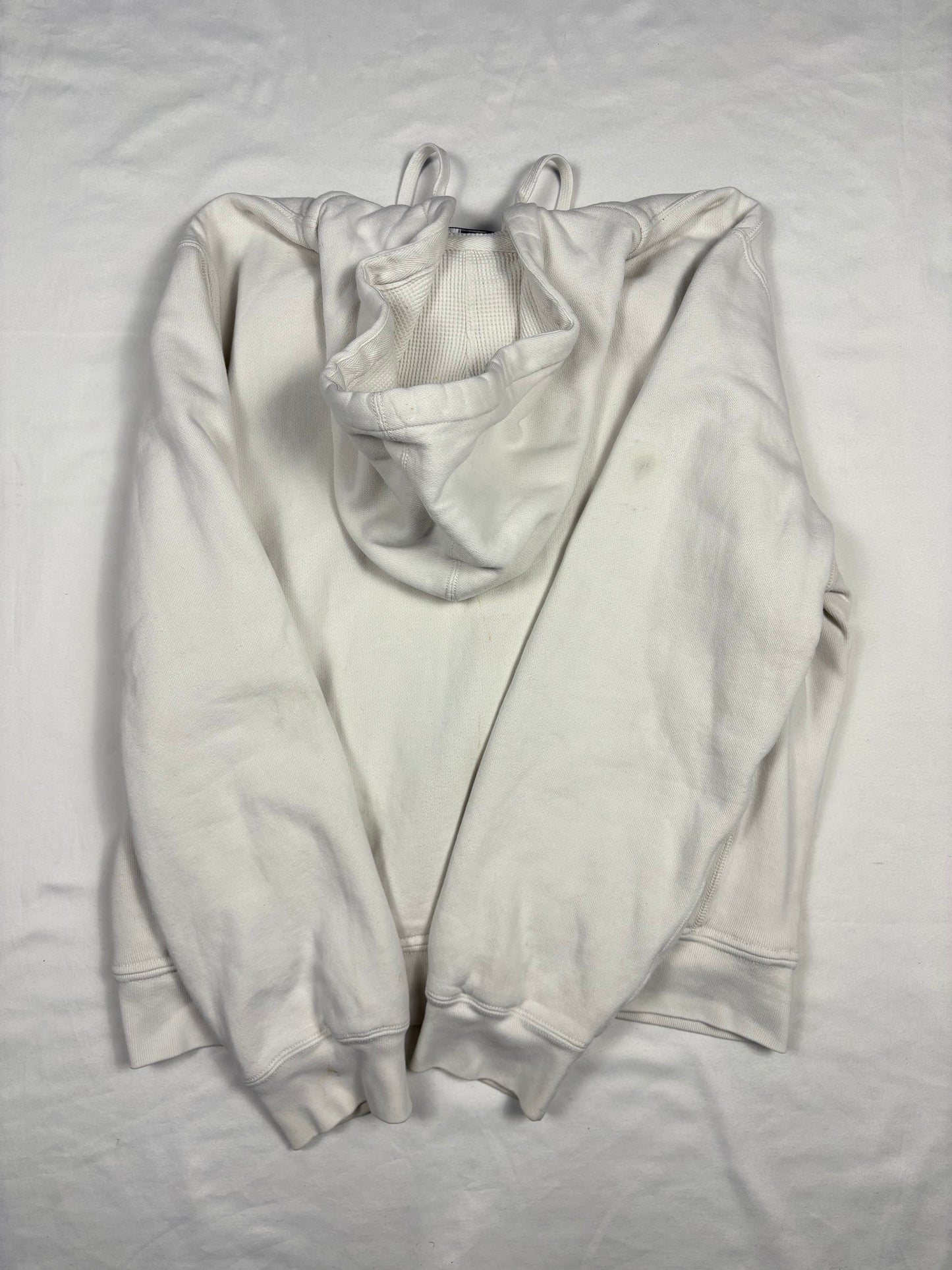 Ralph Lauren Heavyweight White Zip-up Hoodie (L)