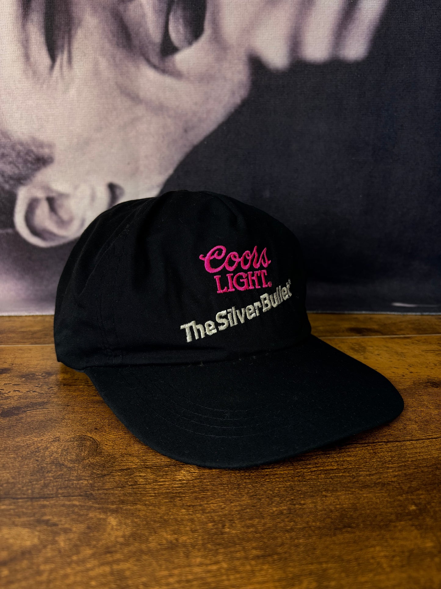 Vintage Coors Light 90s Black Trucker Hat