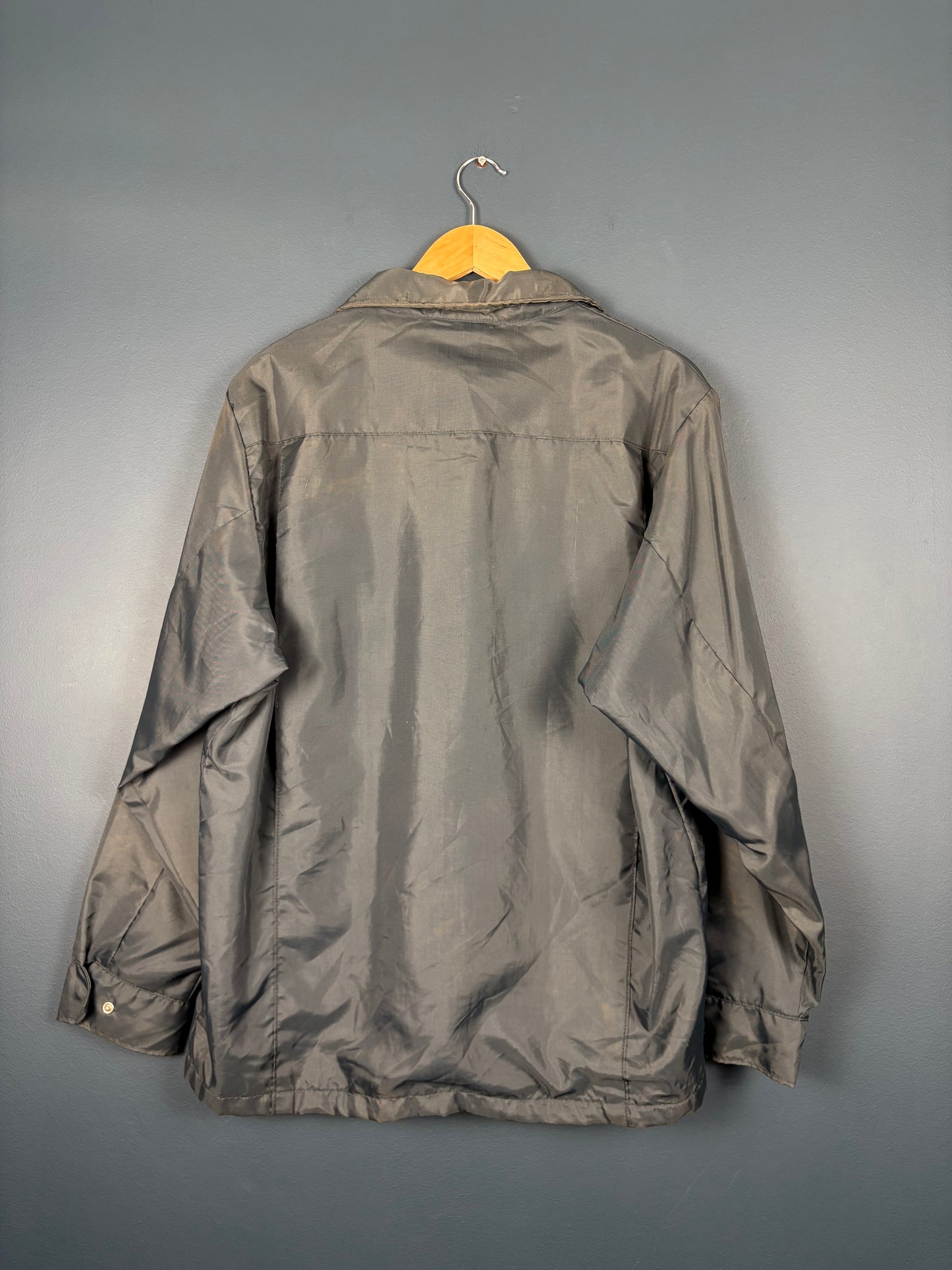 Vintage 80s Sears USA Made Dark Grey Harrington Jacket (L)