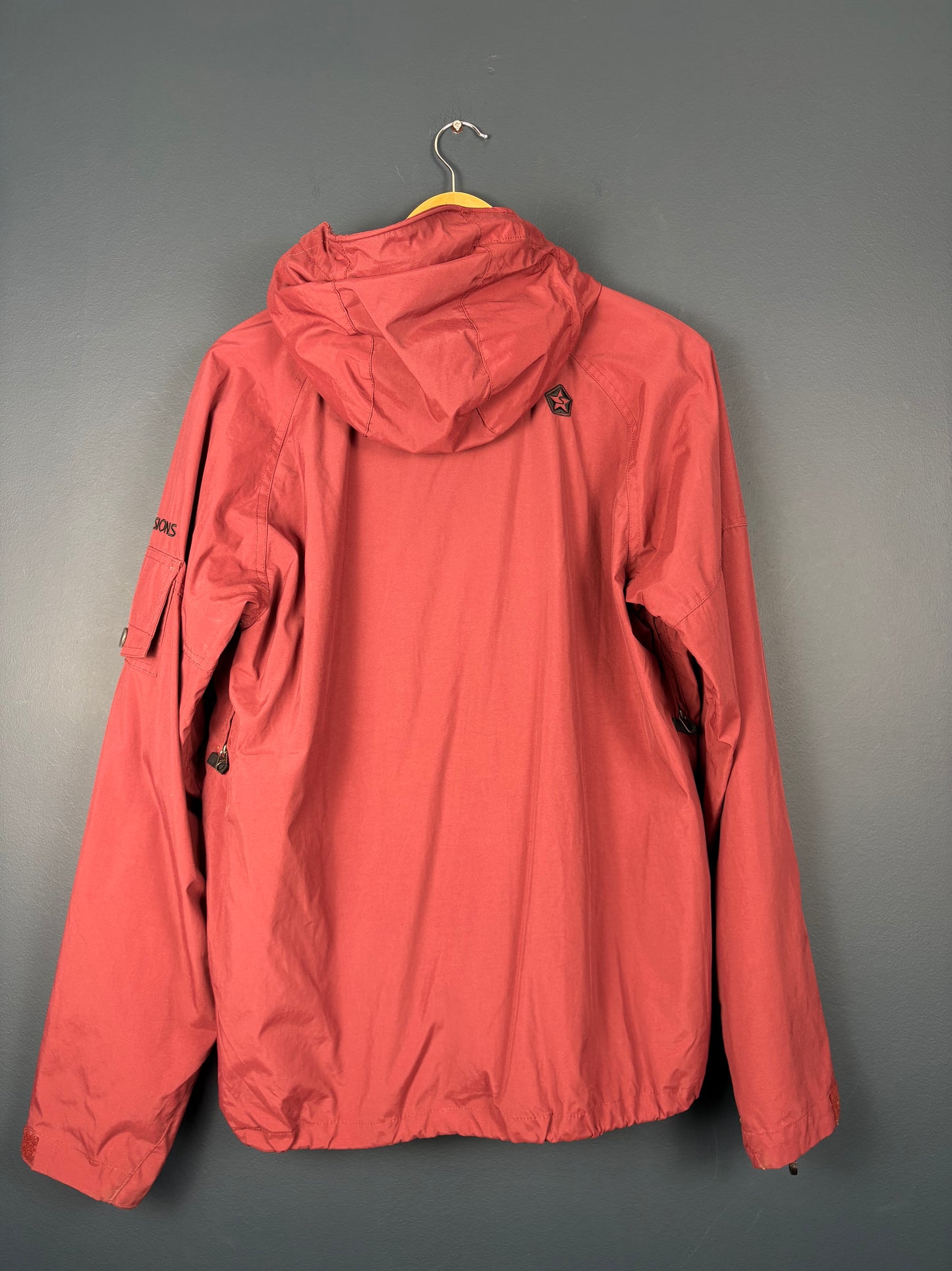 Vintage 90s Sessions Burgundy Technical Snowboard Jacket (S)