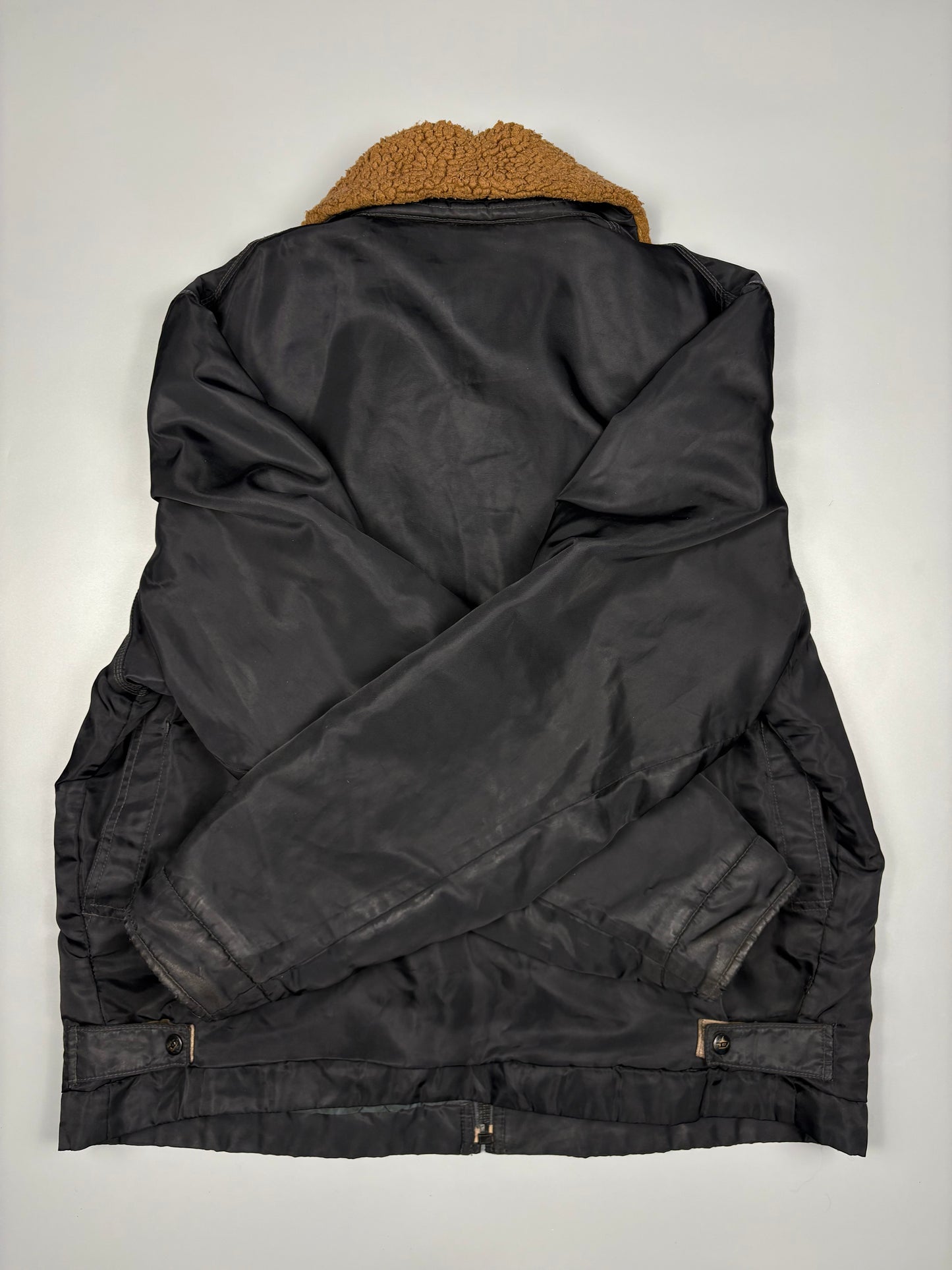 Vintage Diesel Industry Italian Made Sherpa Chore Jacket (L)