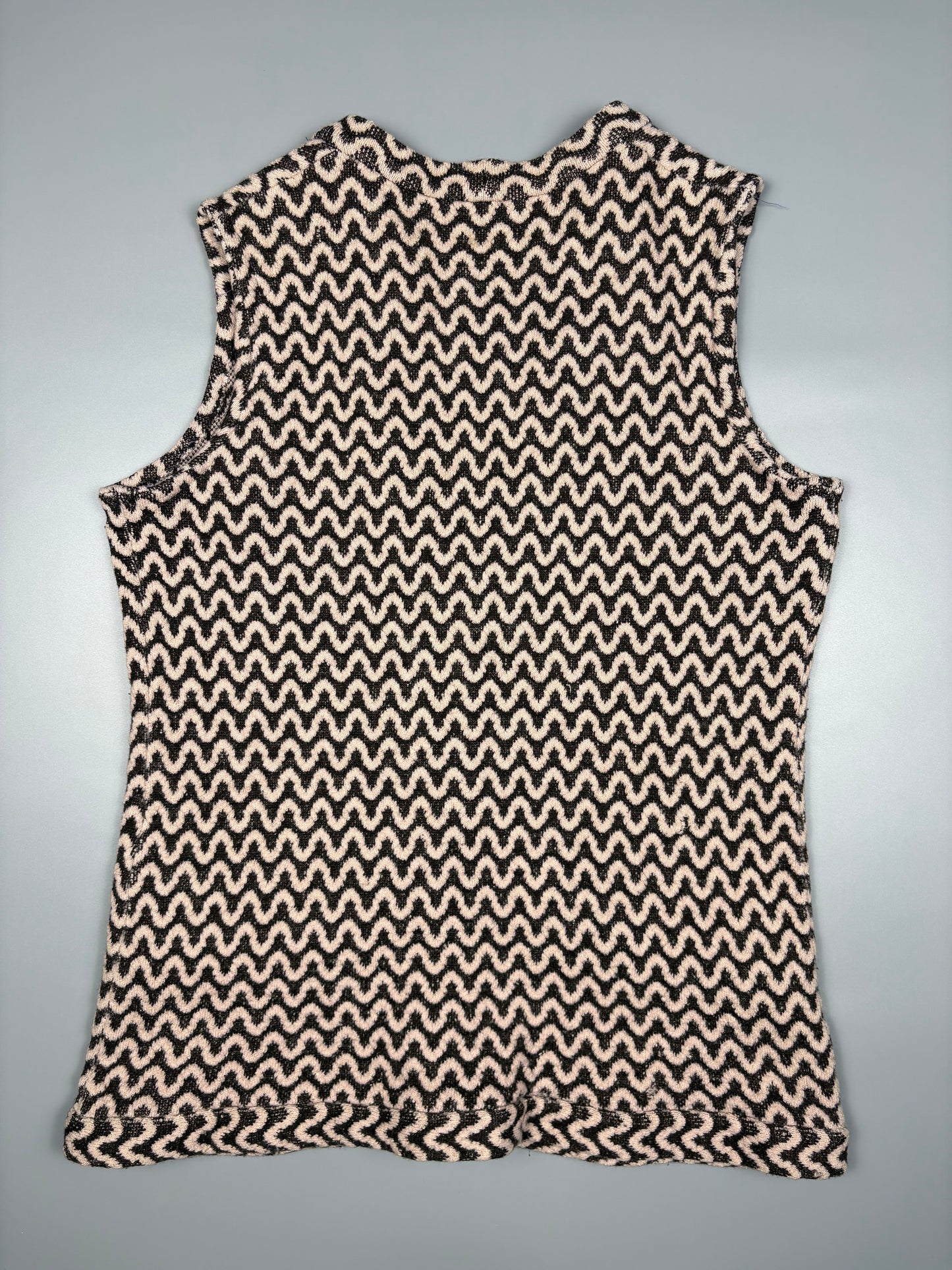 Vintage Missoni Italian Made Chevron Knit Cardigan (women's M)