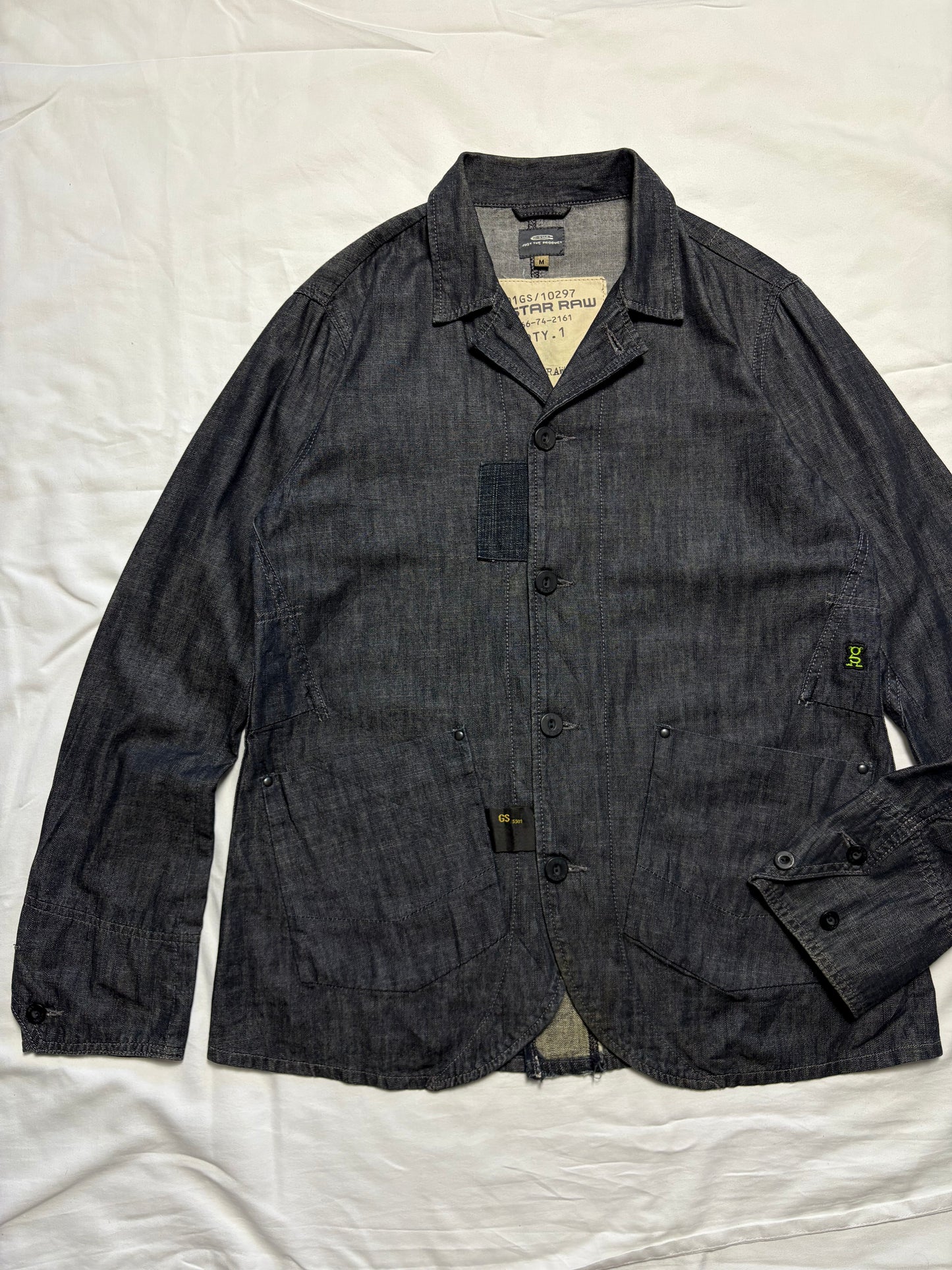 G-Star Raw 2000s Indigo Denim Jacket (M)