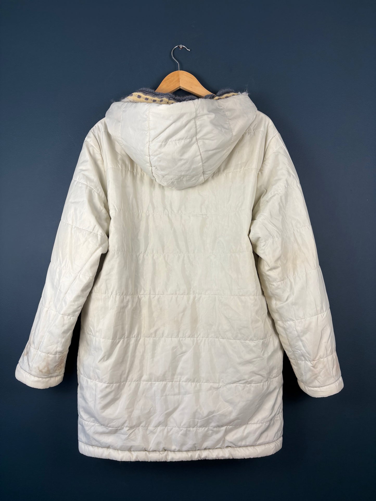 Vintage Missoni Knit Reversible Quilted Coat (wmns M)