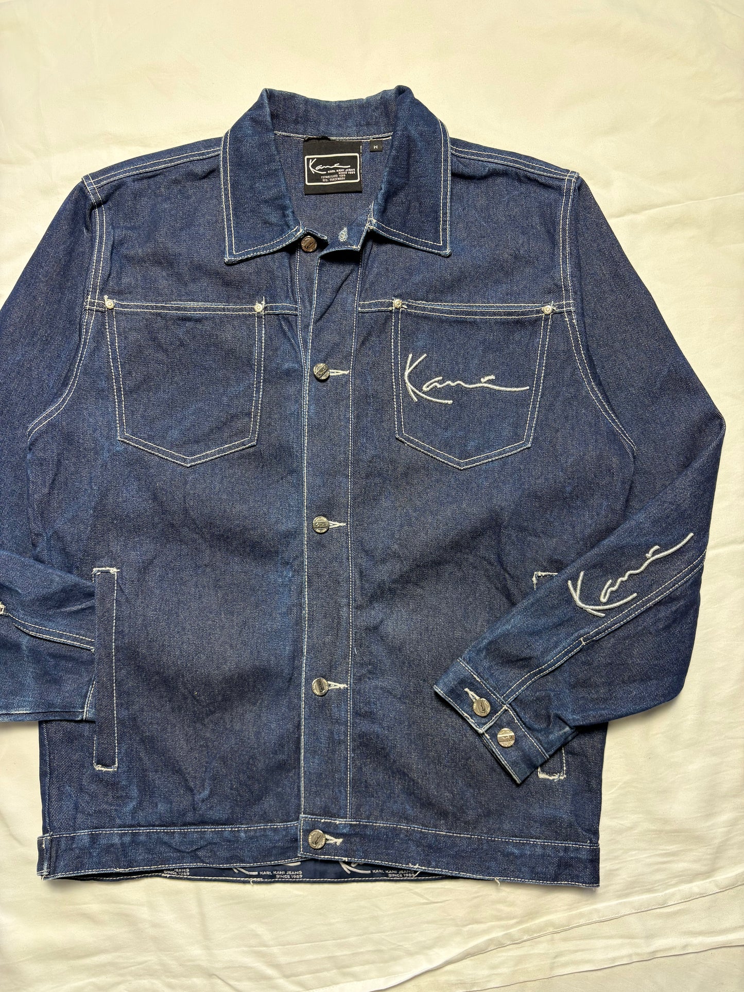 Vintage Karl Kani Dark Denim Jacket (M)