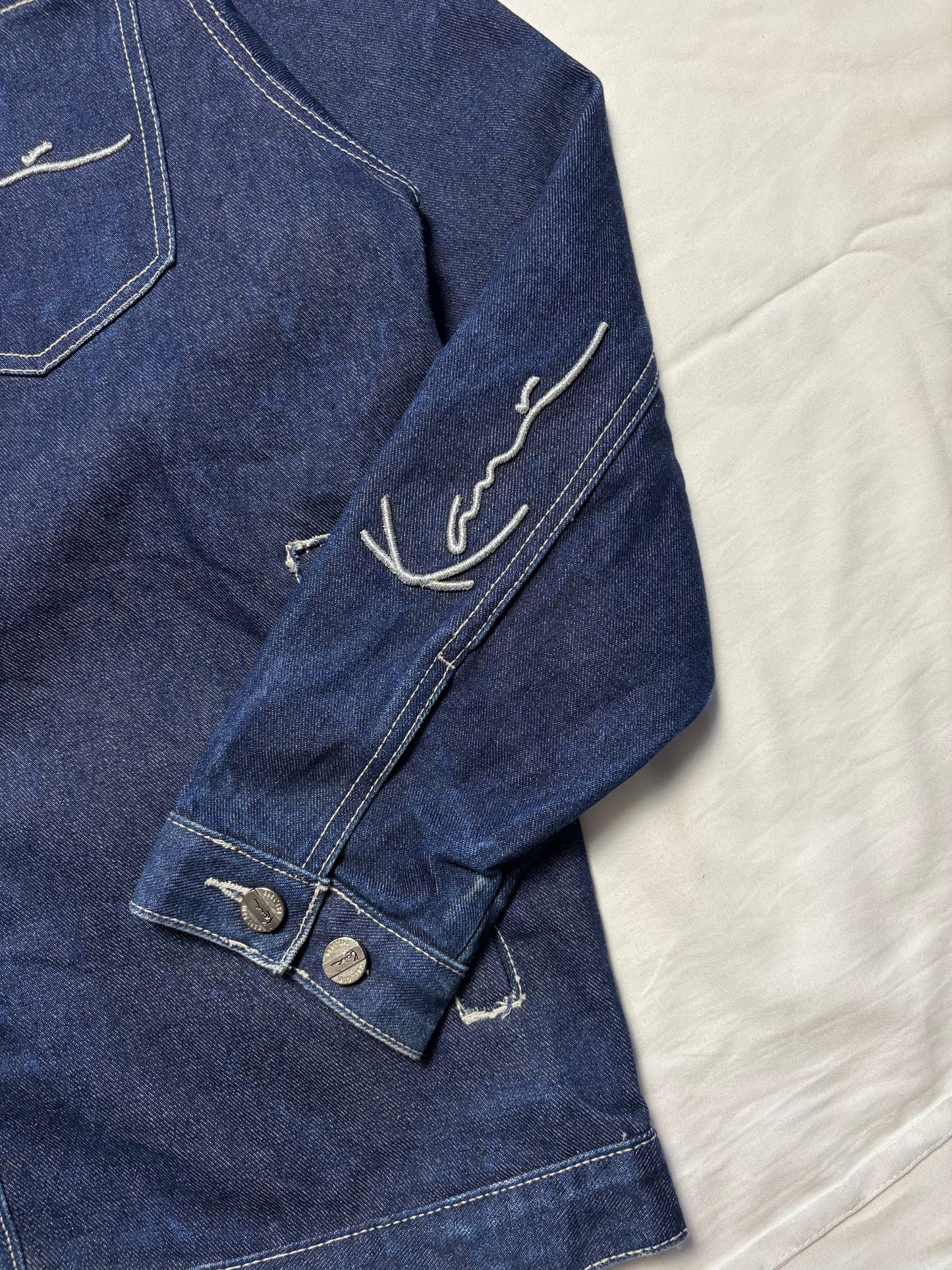 Vintage Karl Kani Dark Denim Jacket (M)