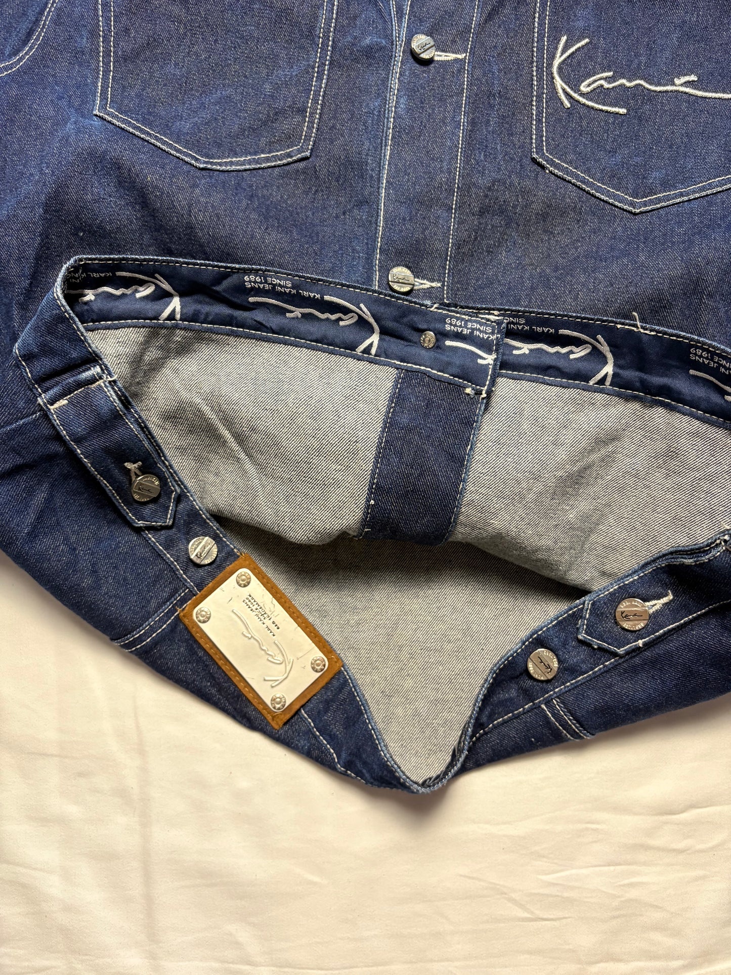 Vintage Karl Kani Dark Denim Jacket (M)