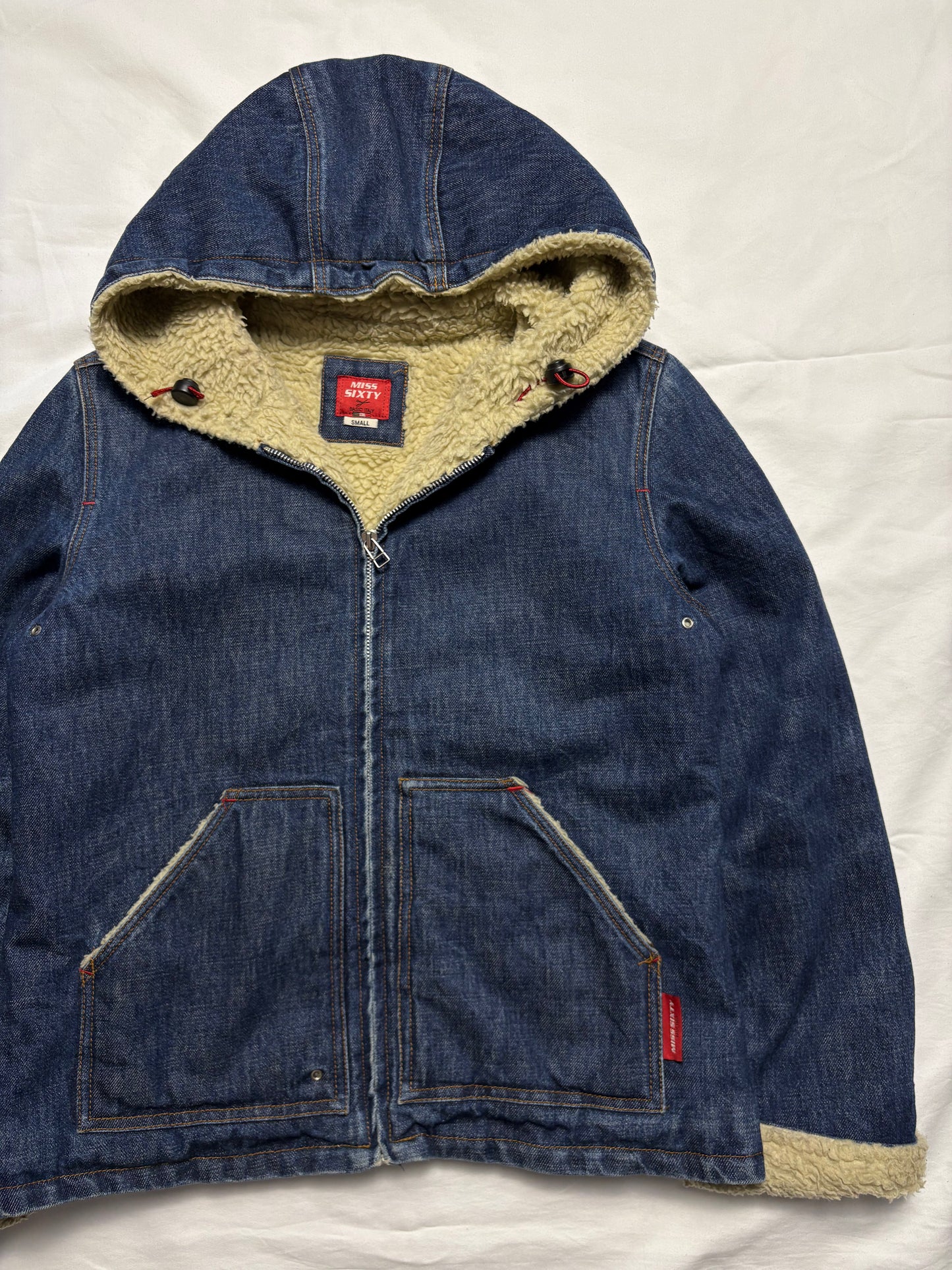 Miss Sixty 2000s Dark Denim Workwear Jacket (women's M)