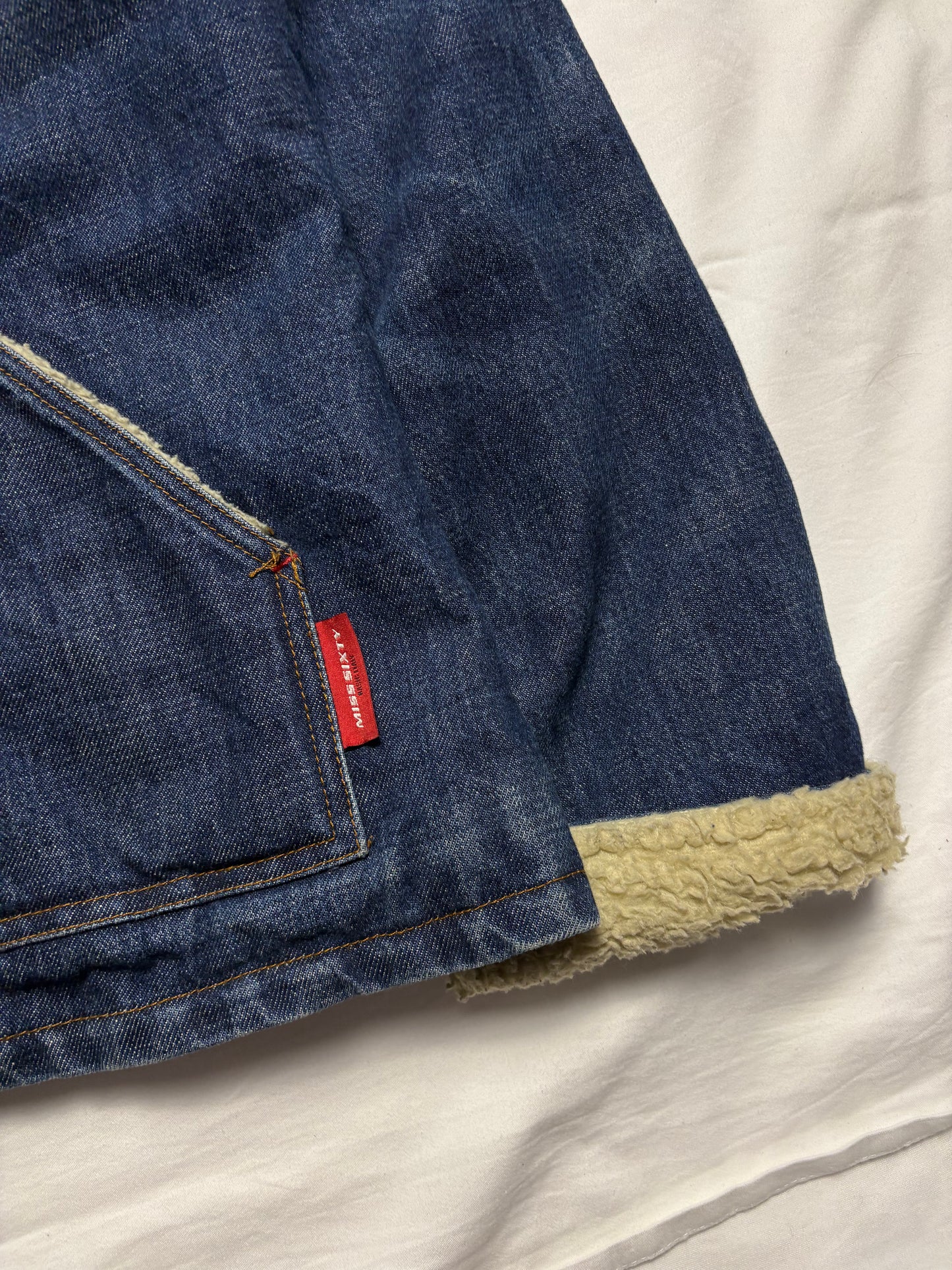 Miss Sixty 2000s Dark Denim Workwear Jacket (women's M)