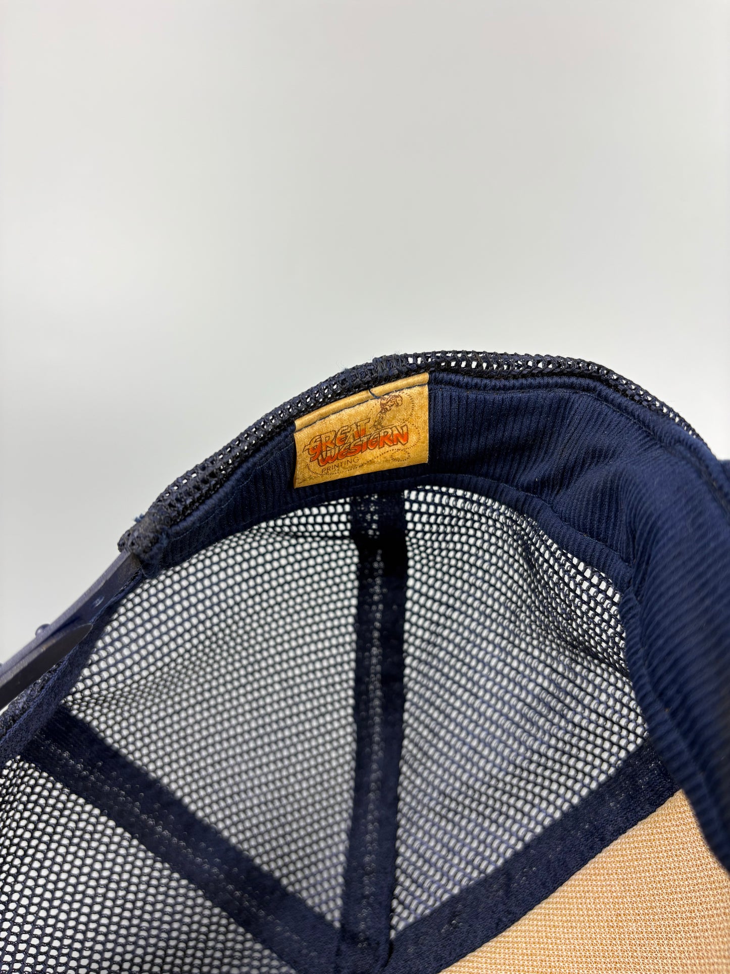 Vintage American Navy Blue Trucker Hat