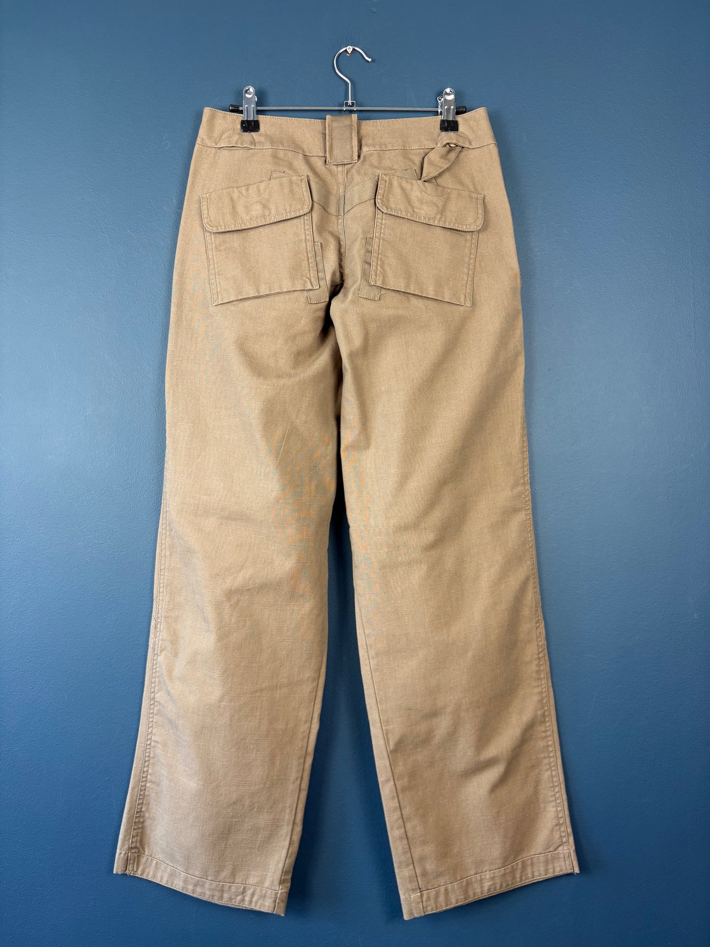 Vintage Nike ACG Cotton Khaki Wide Leg Trousers (30x32)