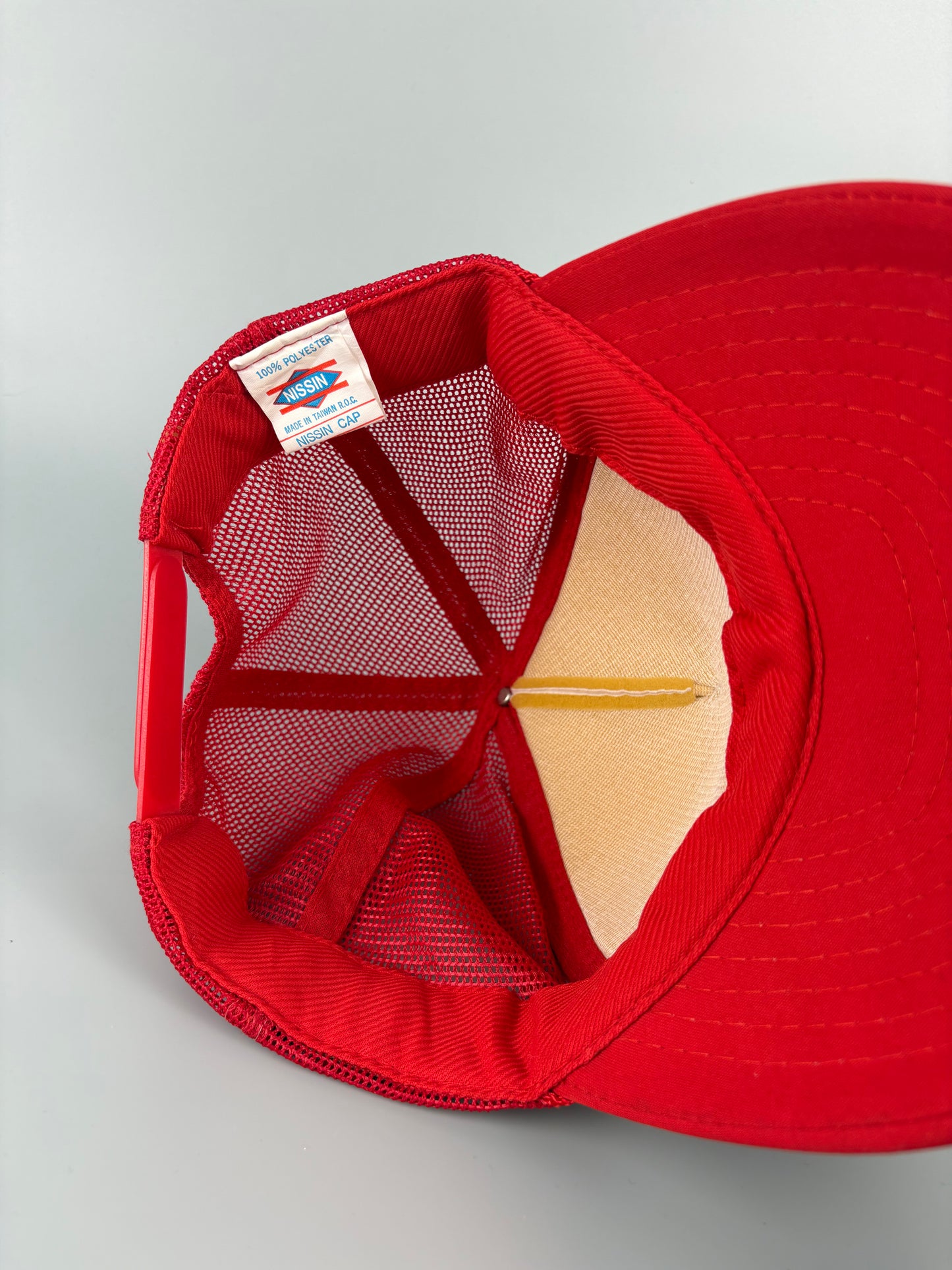 Vintage Auto Parts Red Trucker Hat