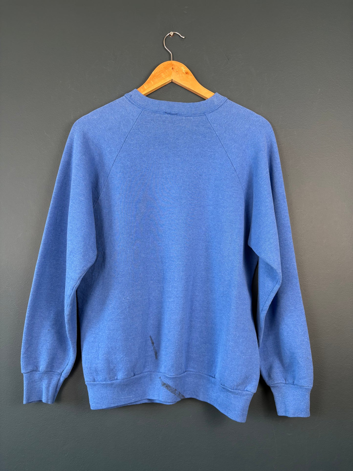 Vintage 90s New York Giants NFL Blue Henley Sweatshirt (M)
