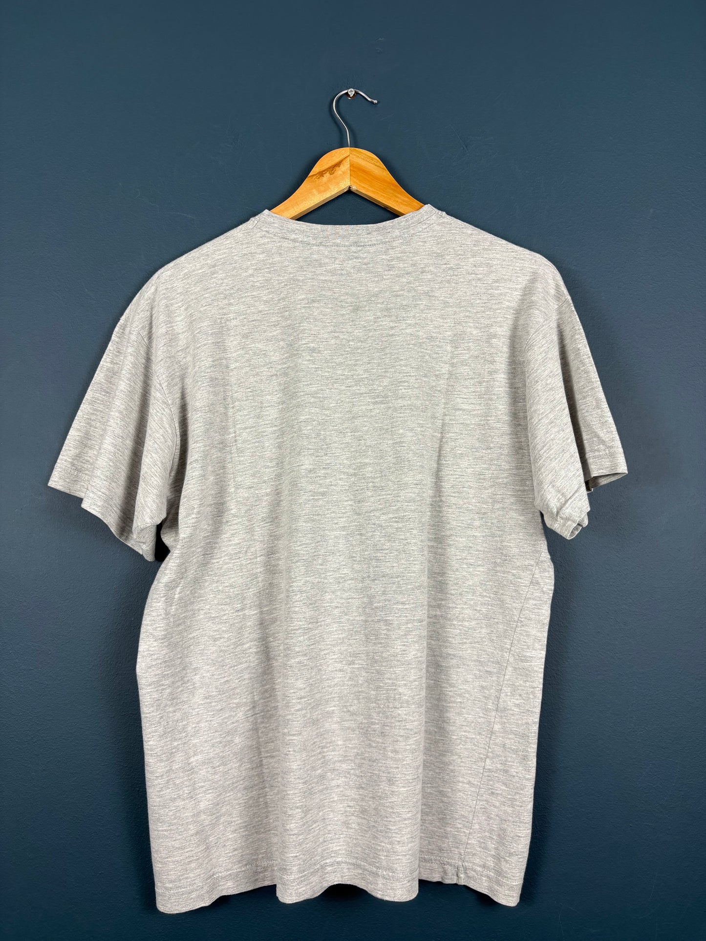 Vintage 90s Calvin Klein Heather Grey Graphic Tee (L)