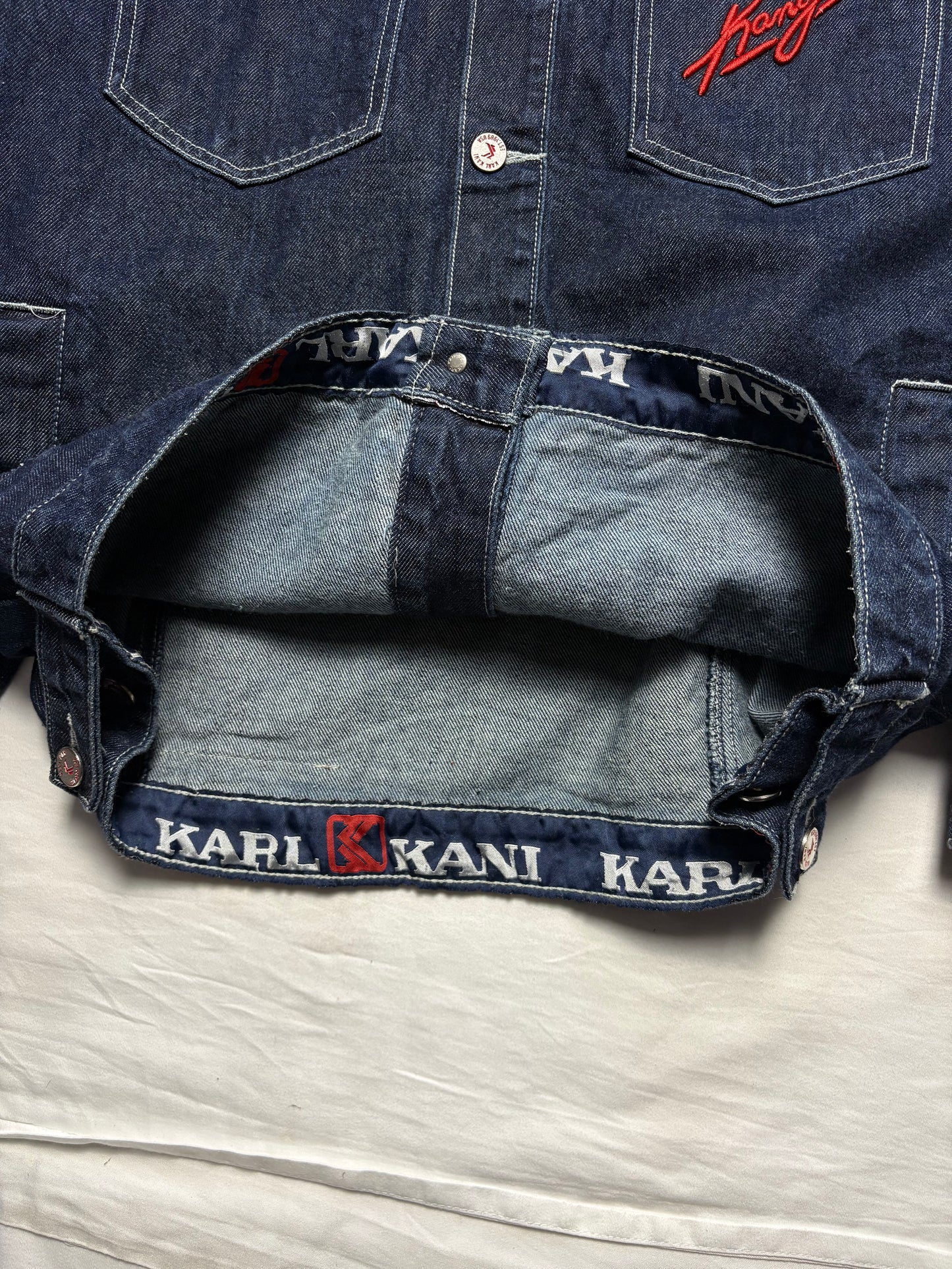 Vintage Karl Kani Dark Denim Jacket (M)