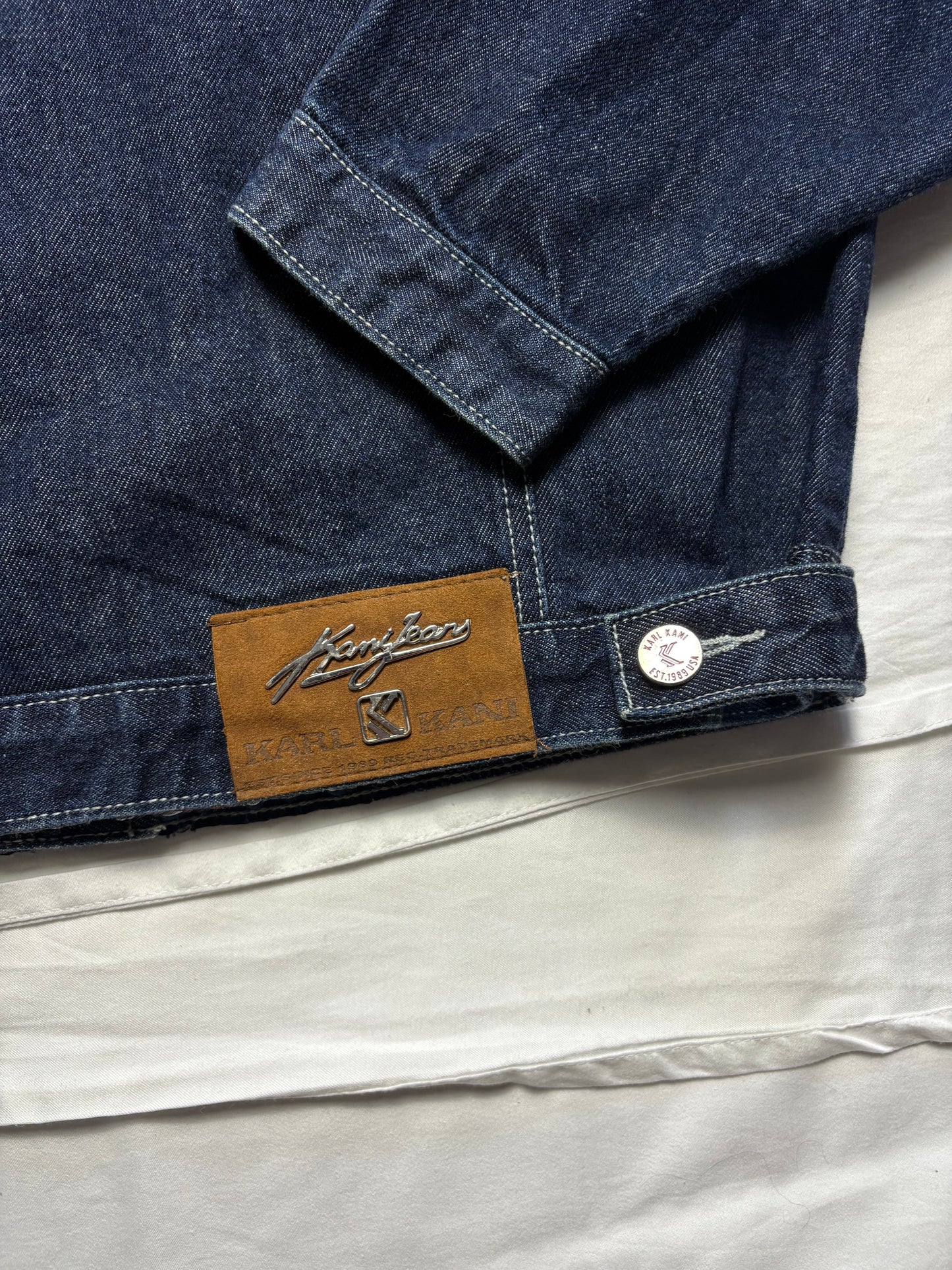 Vintage Karl Kani Dark Denim Jacket (M)