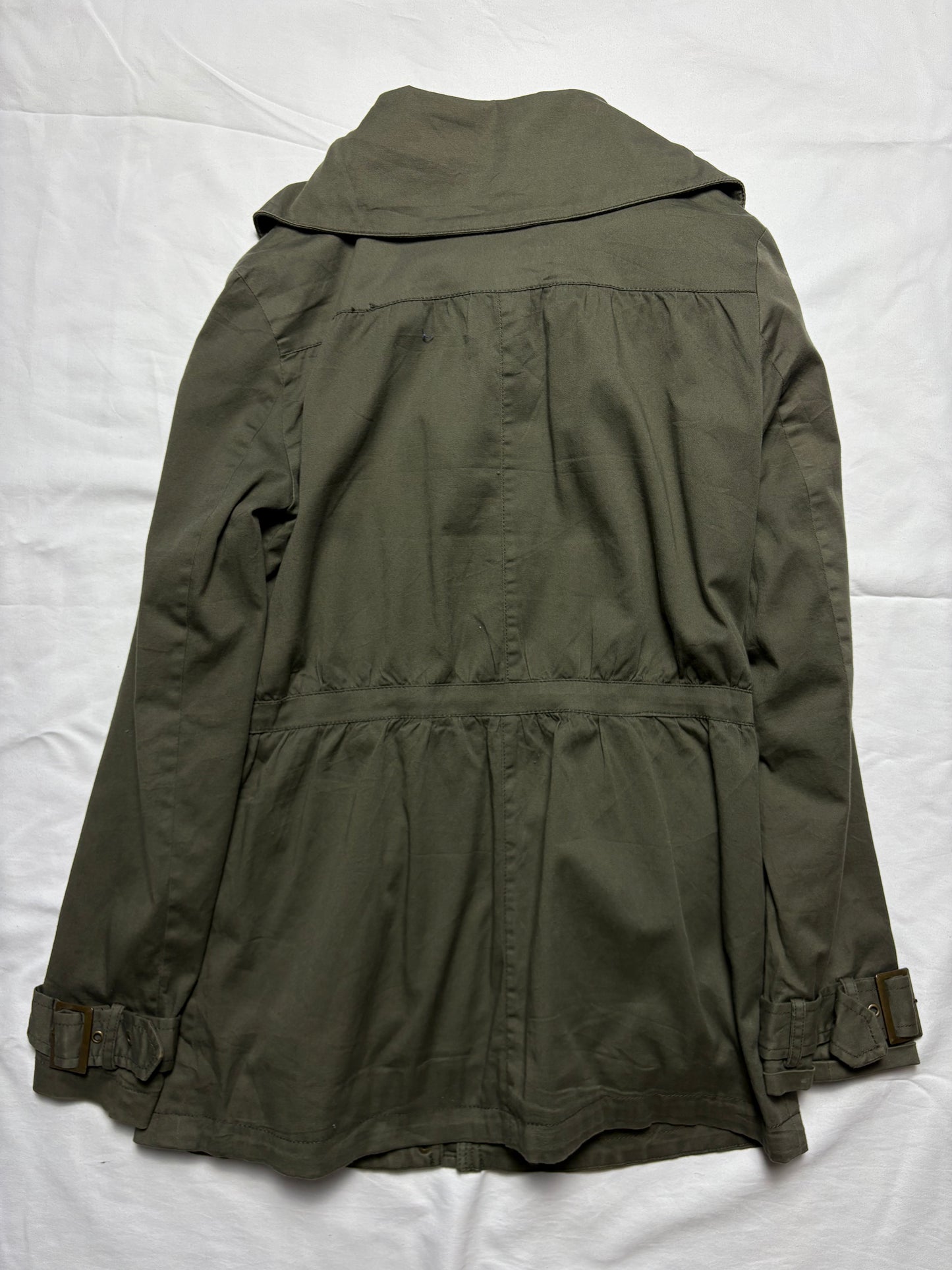 Miss Sixty 2000s Olive Green Over Coat (women's XS)