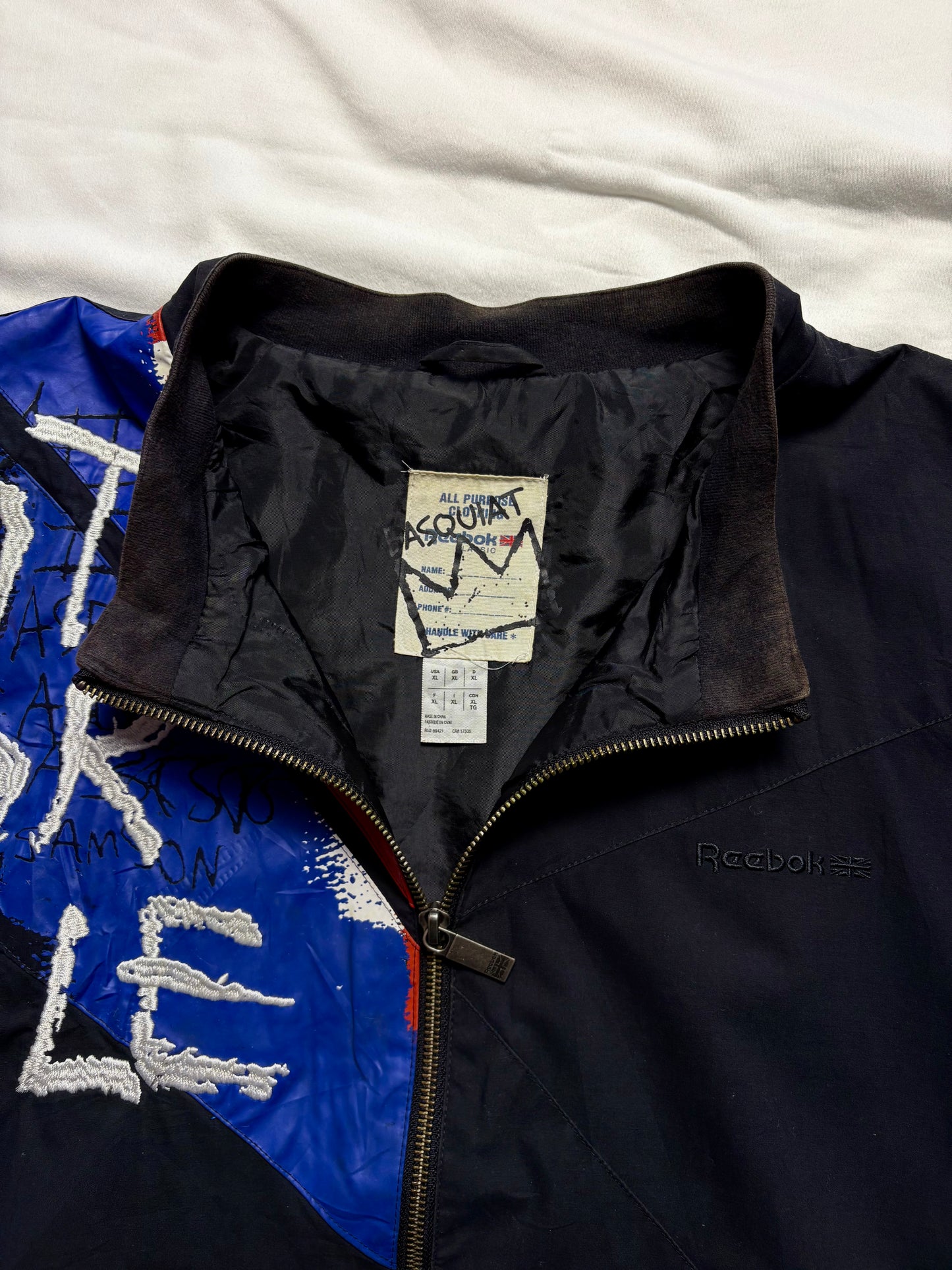 Reebok Jean-Michel Basquiat 2010 Woven Vector Jacket (XL)