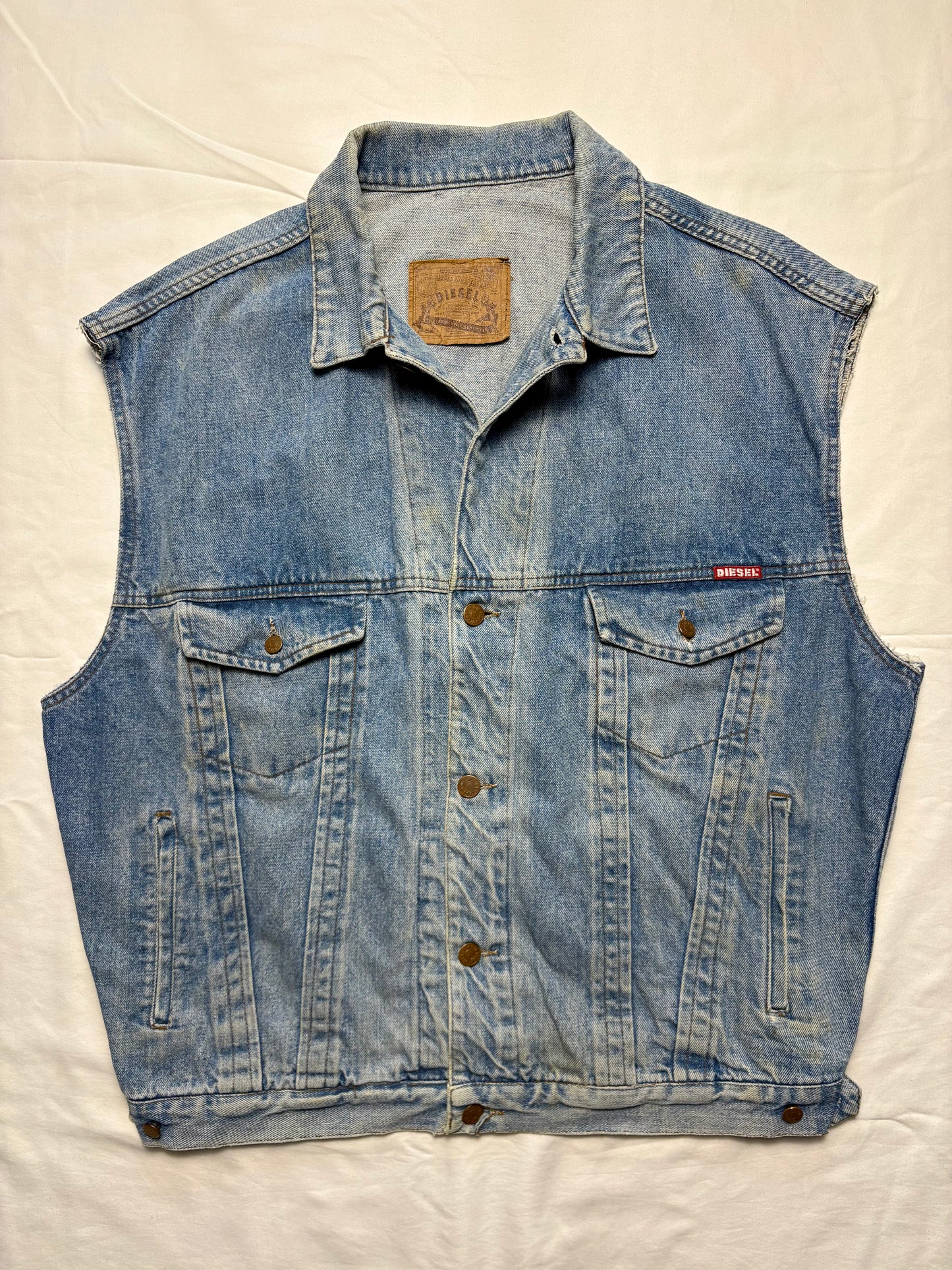 Diesel Industry 90s Cut-off Denim Jacket (XL)