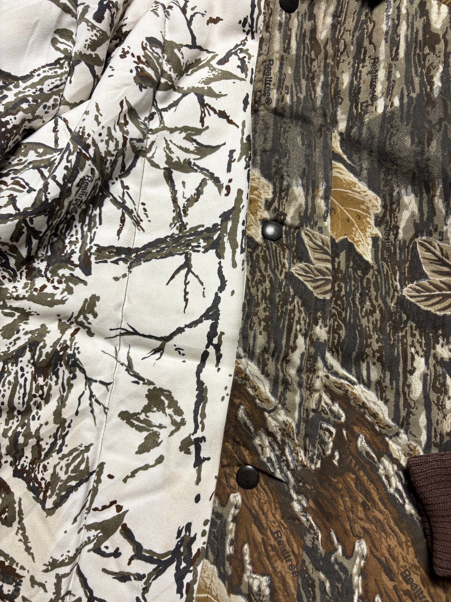 RealTree + Snow Camo 90s Reversible Chore Jacket (L)