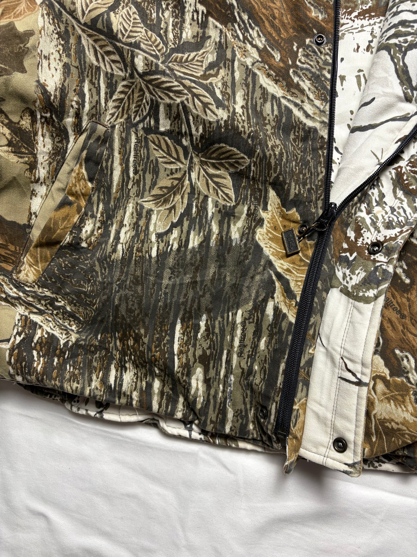 RealTree + Snow Camo 90s Reversible Chore Jacket (L)