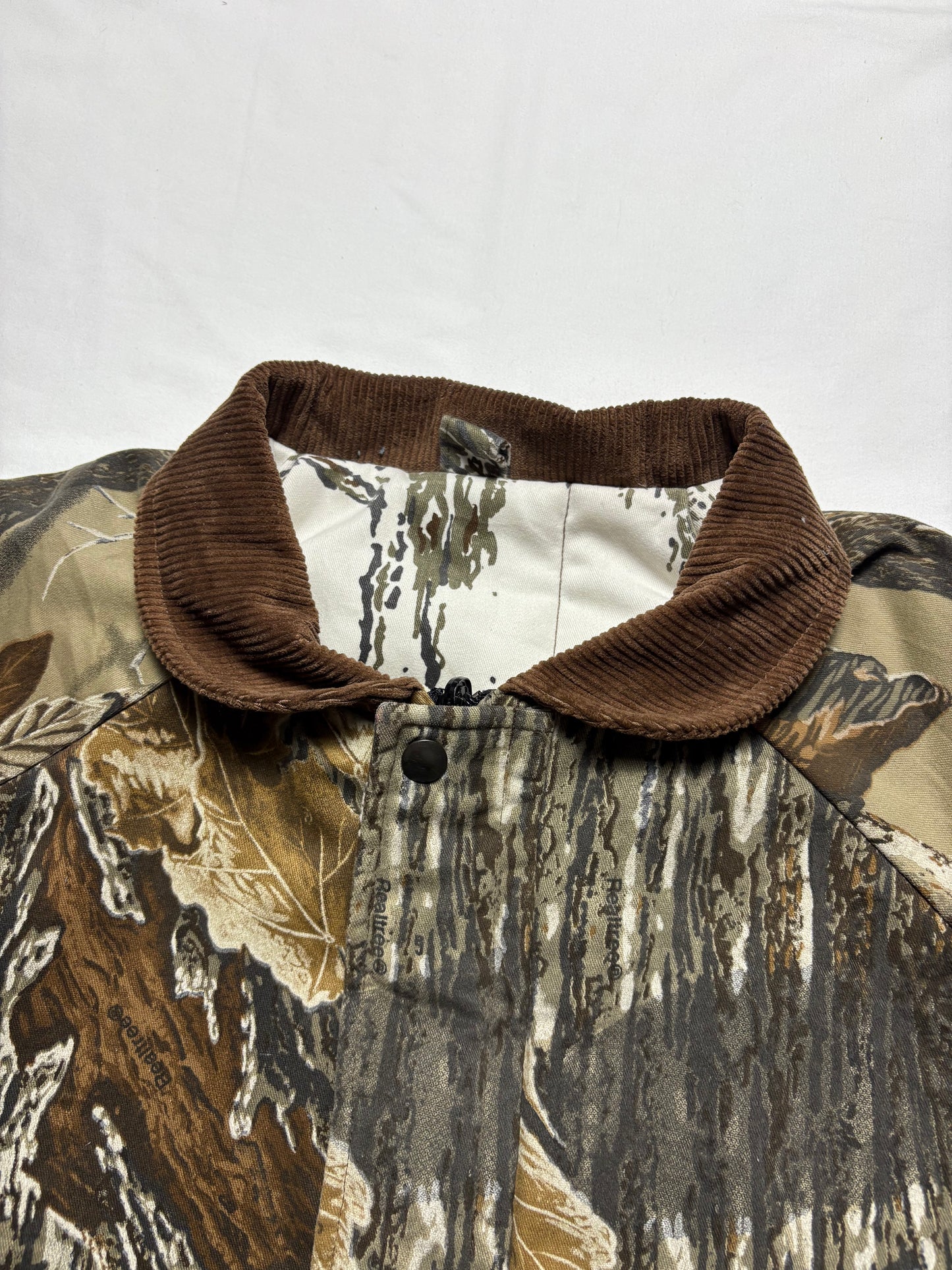 RealTree + Snow Camo 90s Reversible Chore Jacket (L)
