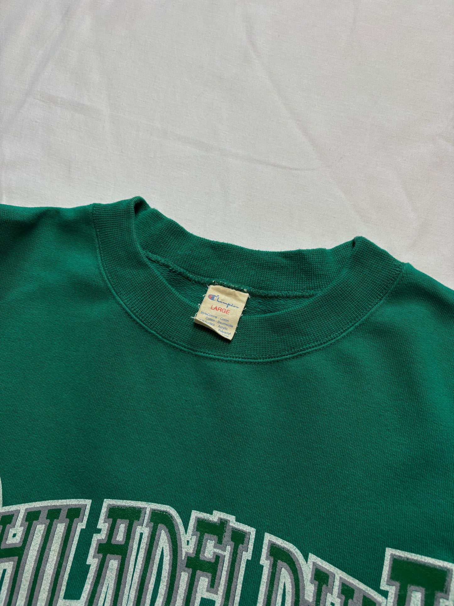 Philadelphia Eagles 90s Champion NFL Graphic Sweatshirt (L)