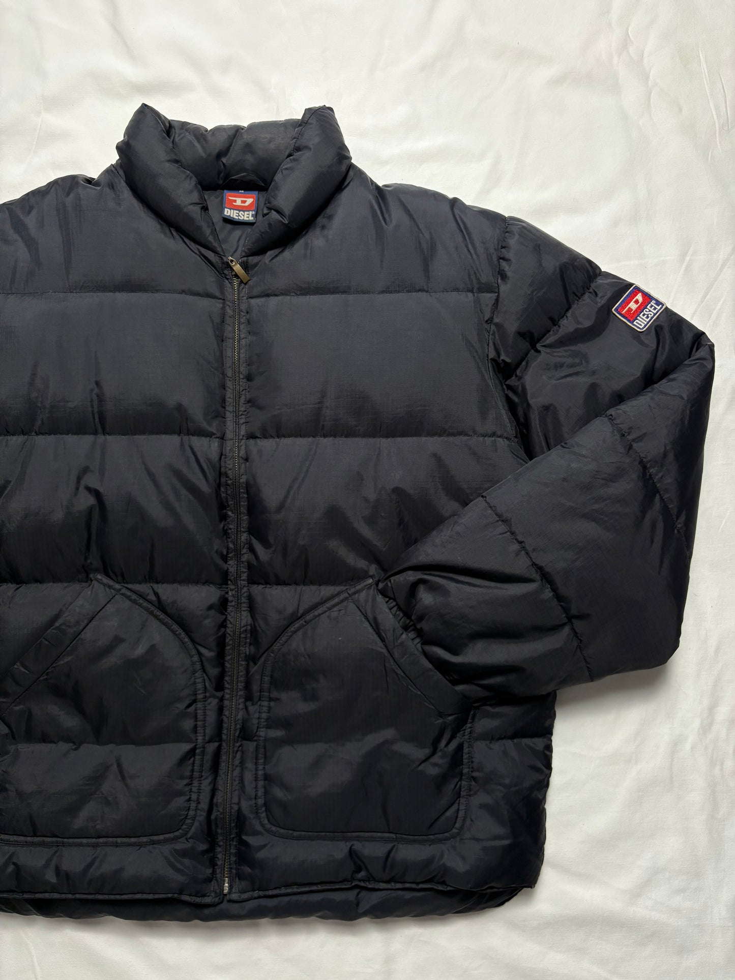 Diesel Industry 90s Patch Down Puffer Jacket (M)
