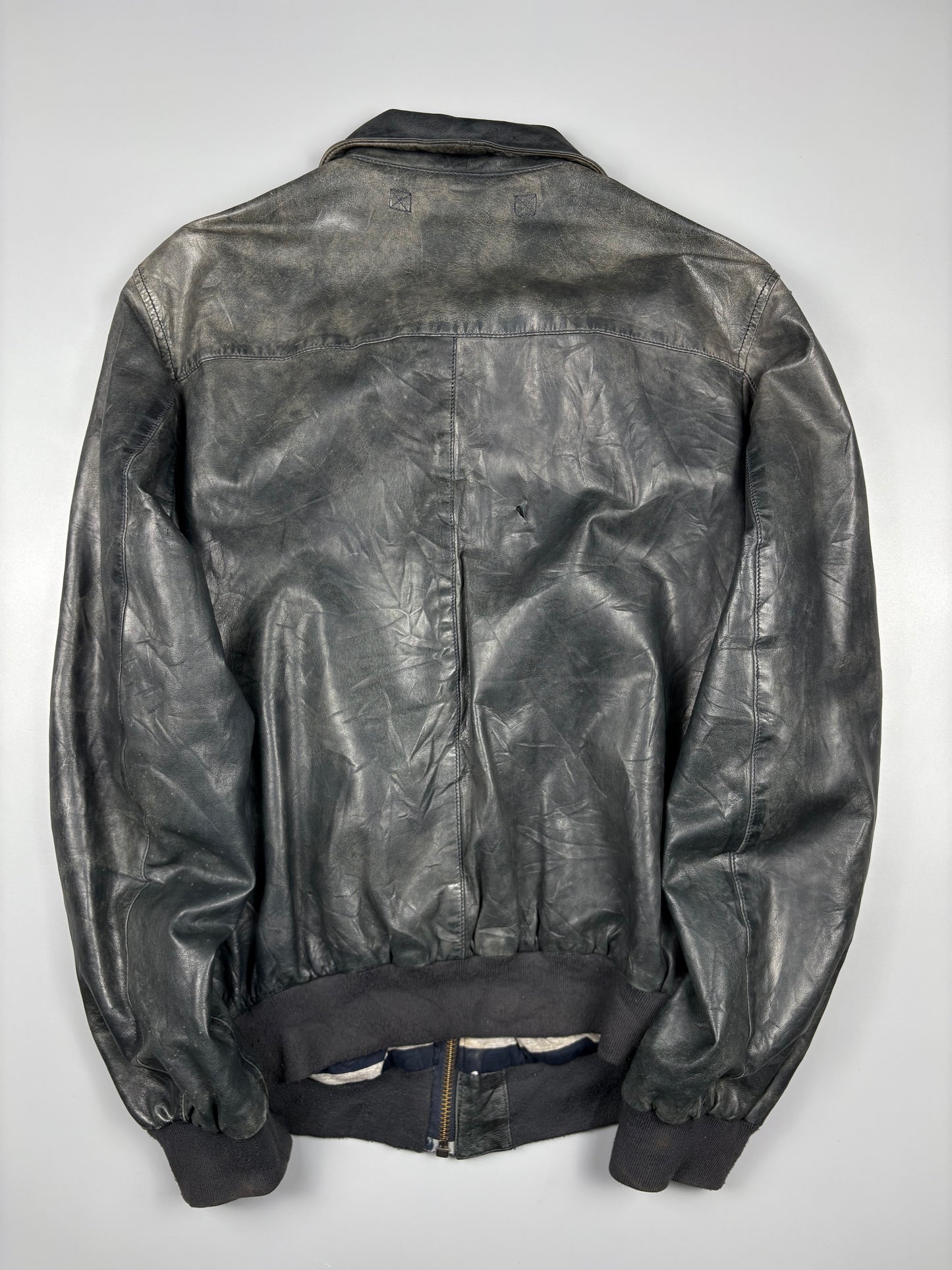 Vintage 1990s Roy Rodgers A-2 Leather Jacket (M)