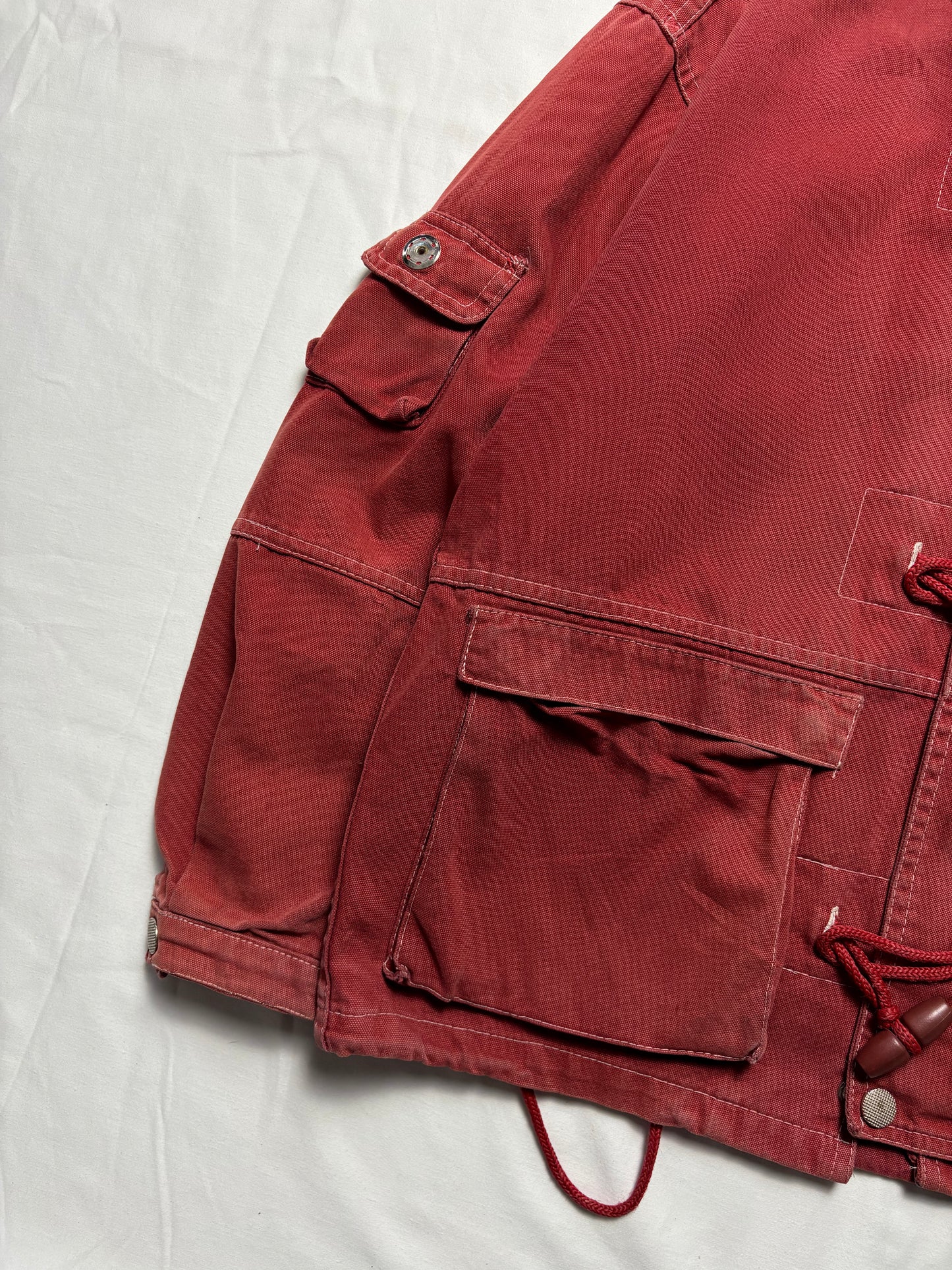 Vintage Chevrolet 90s Contrast Stitch Fireman Jacket (S)