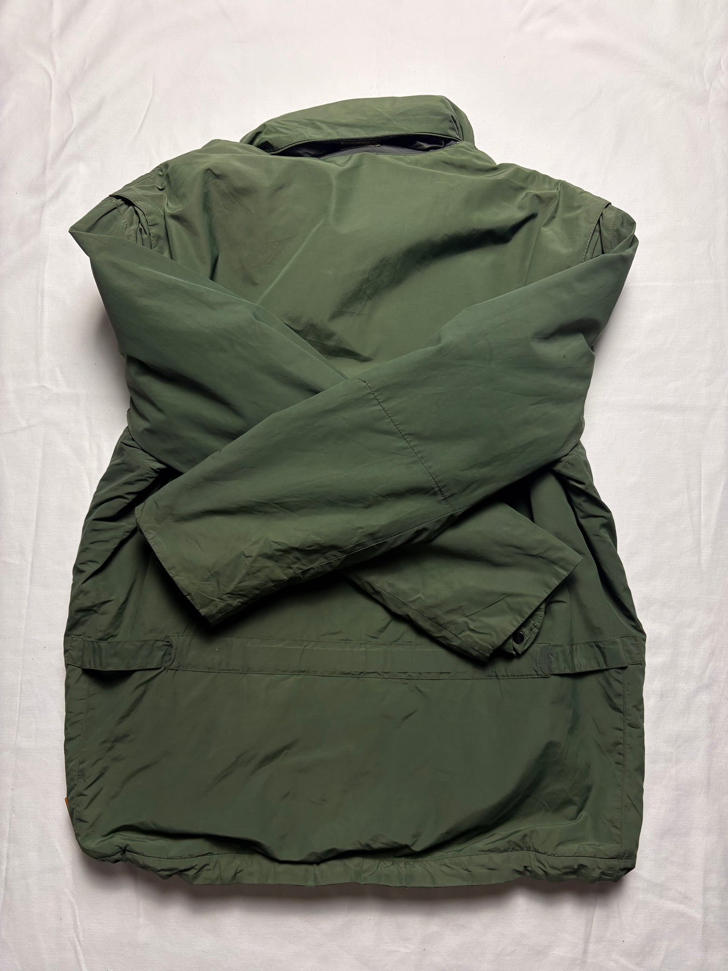 Hugo Boss Orange Label 2000s Nylon Green Insulated Jacket (M)