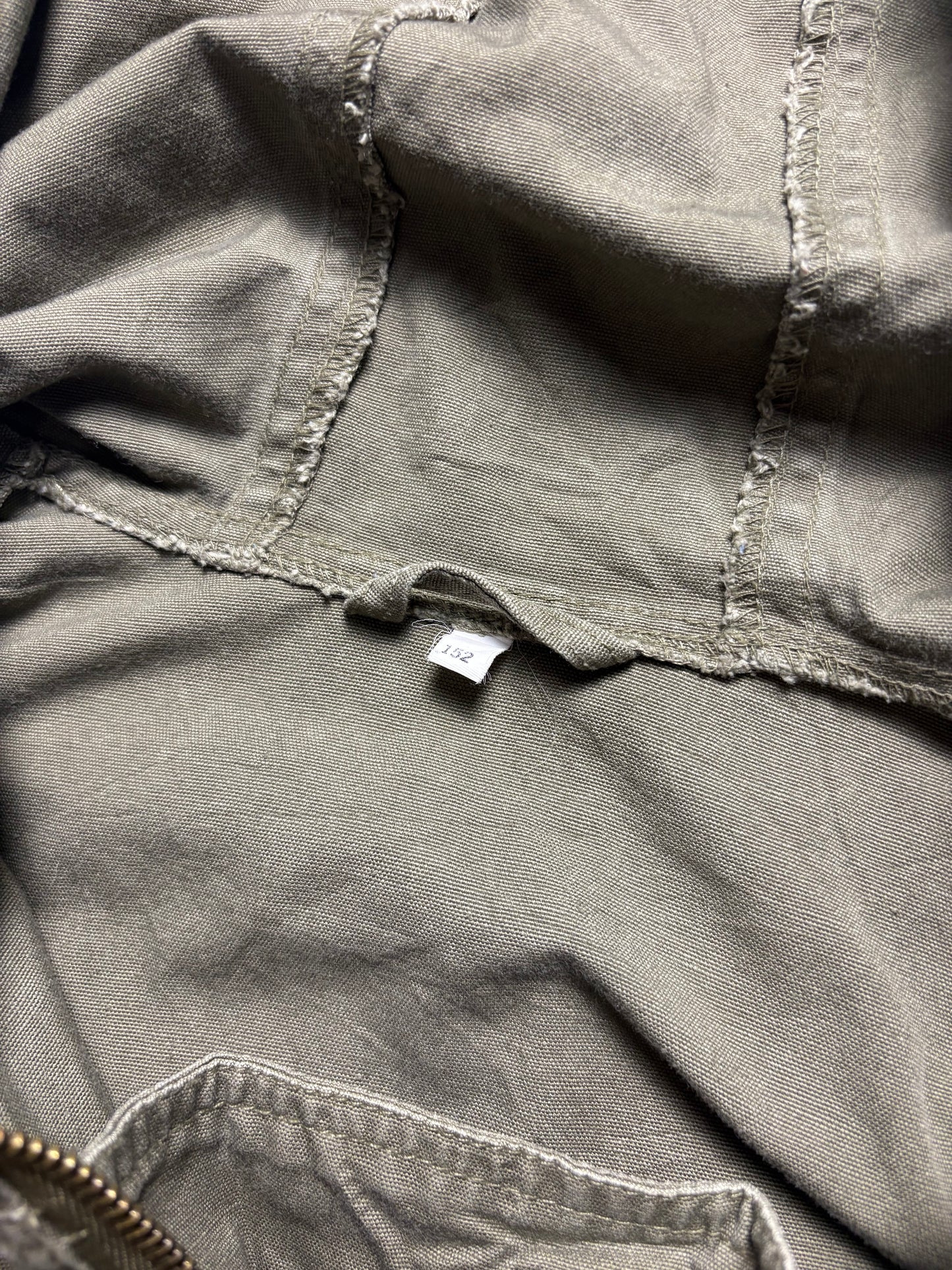 Vintage US Army Military Khaki Green Smock Jacket (M)