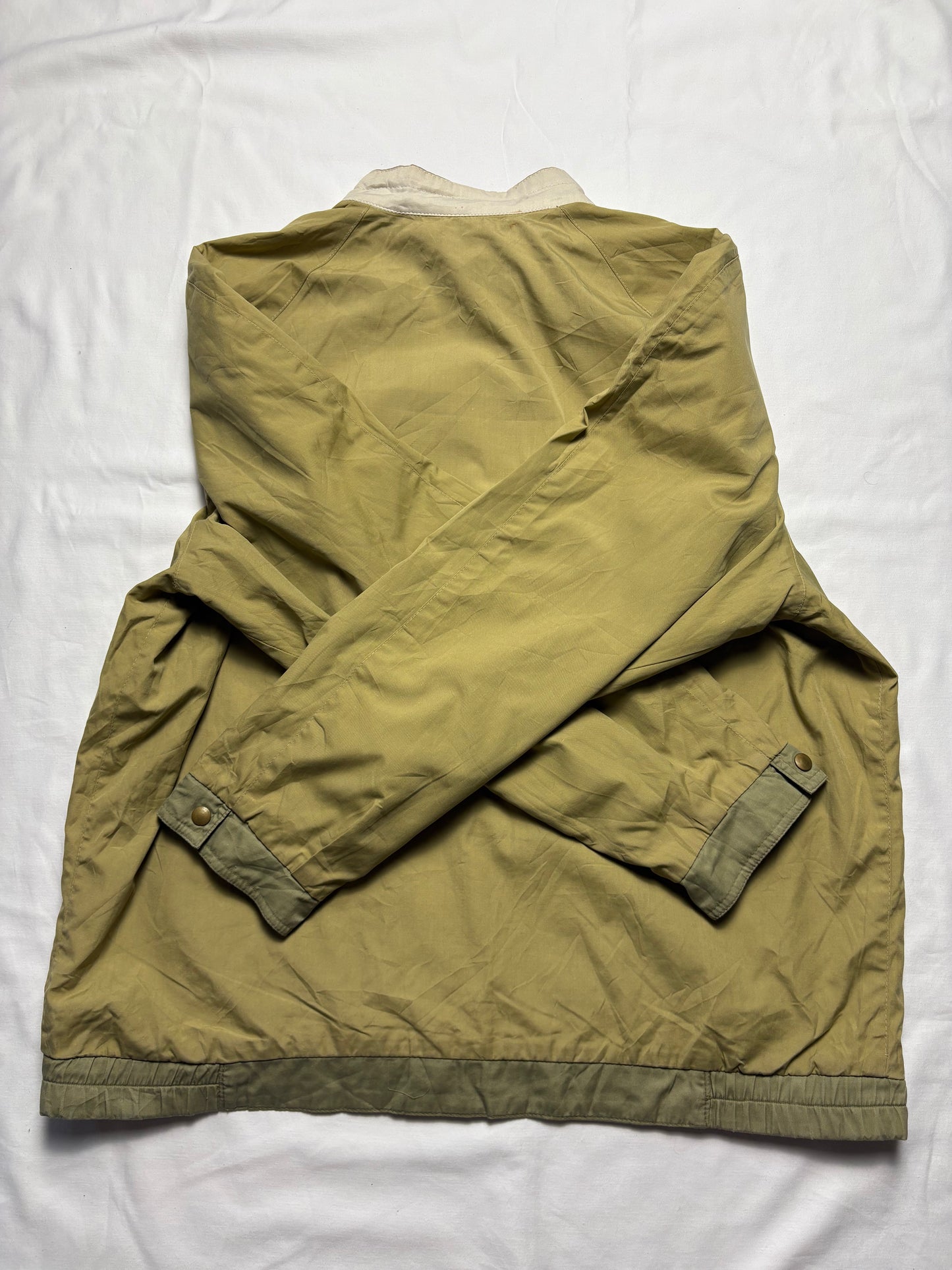 True Vintage 80s Khaki + Beige Reversible Canvas Jacket (L)
