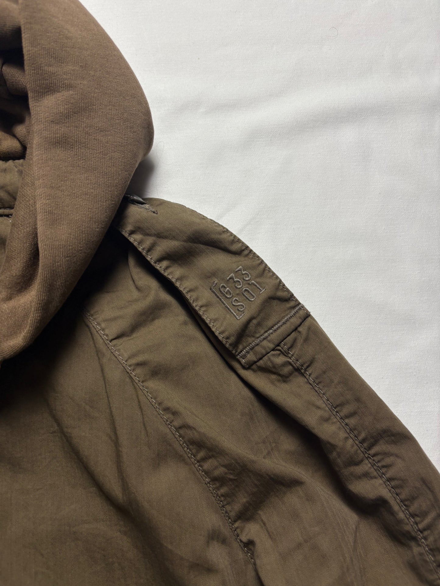 G-Star Canvas 2000s Khaki Brown Zip Up Jacket (L)