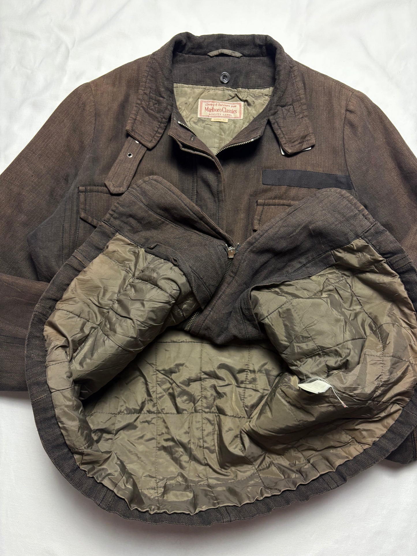 Vintage Marlboro Classics Brown Work Jacket (M)