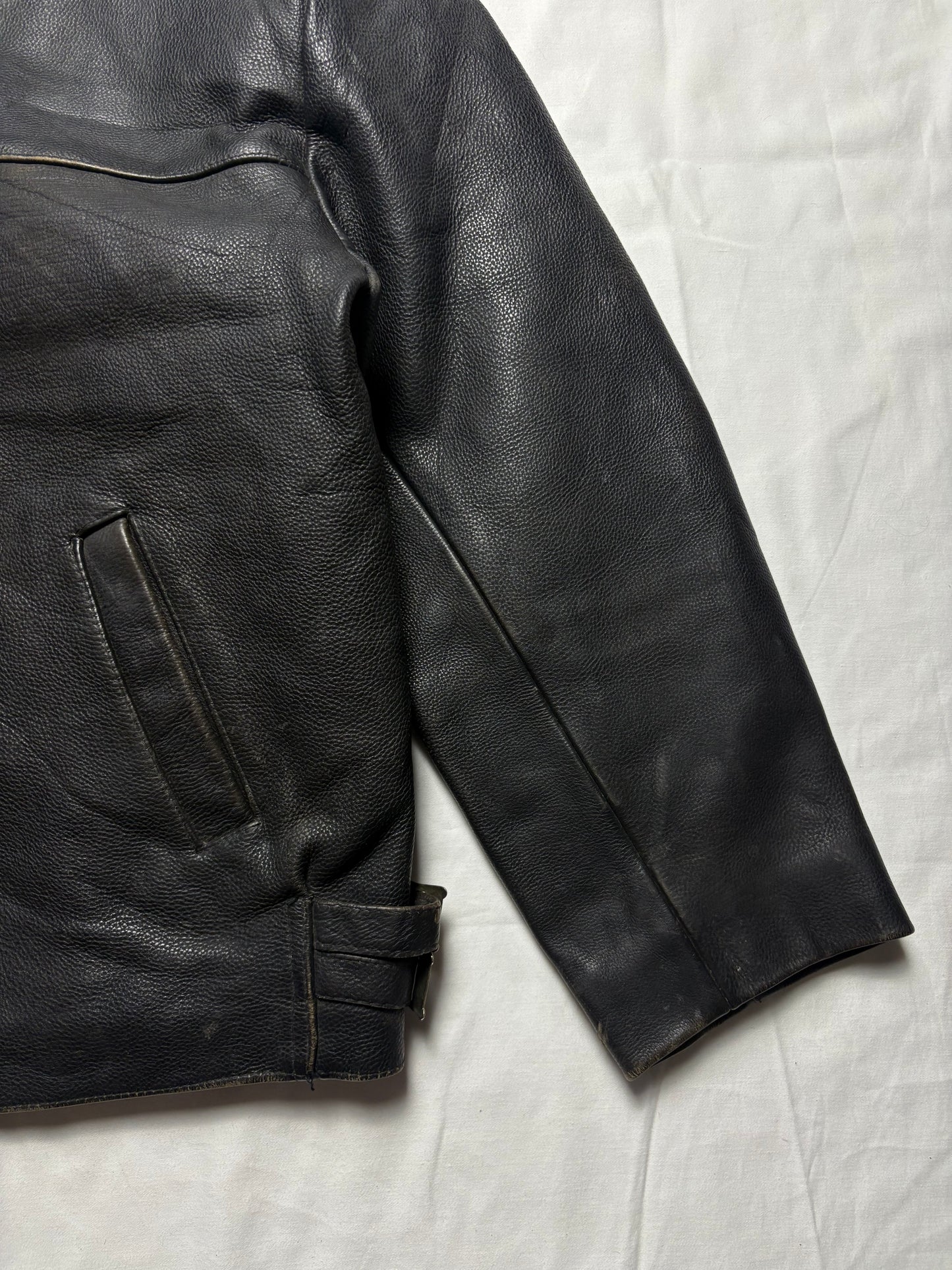 Vintage Ami 90s Genuine Leather Jacket (M)