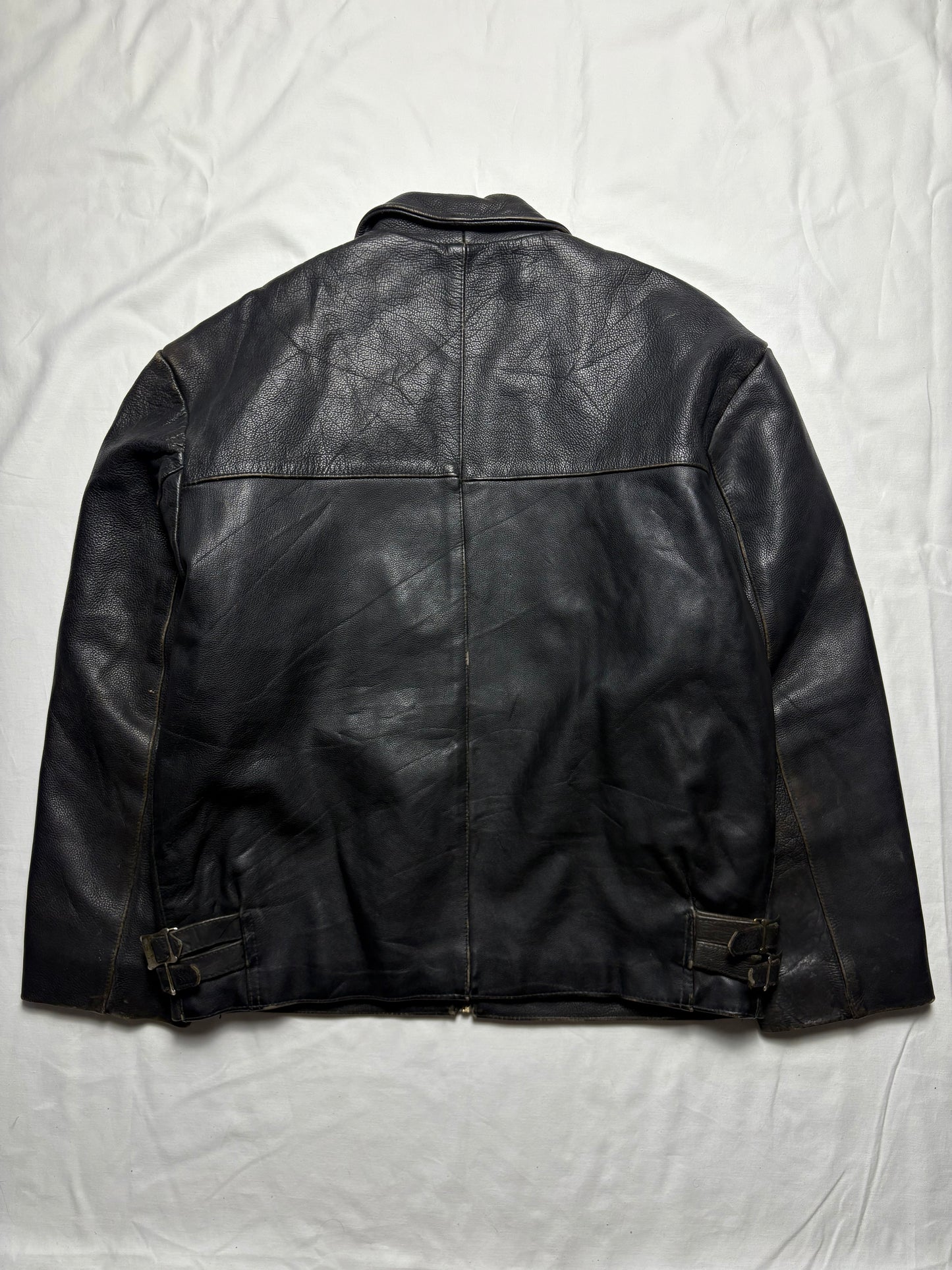 Vintage Ami 90s Genuine Leather Jacket (M)