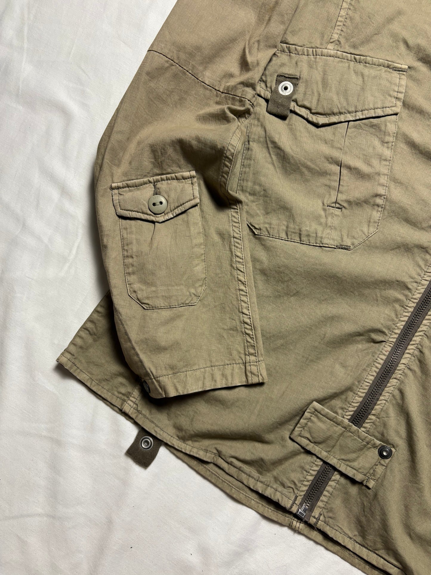 G-Star Technical 00s Zip Up Canvas Work Jacket (L)