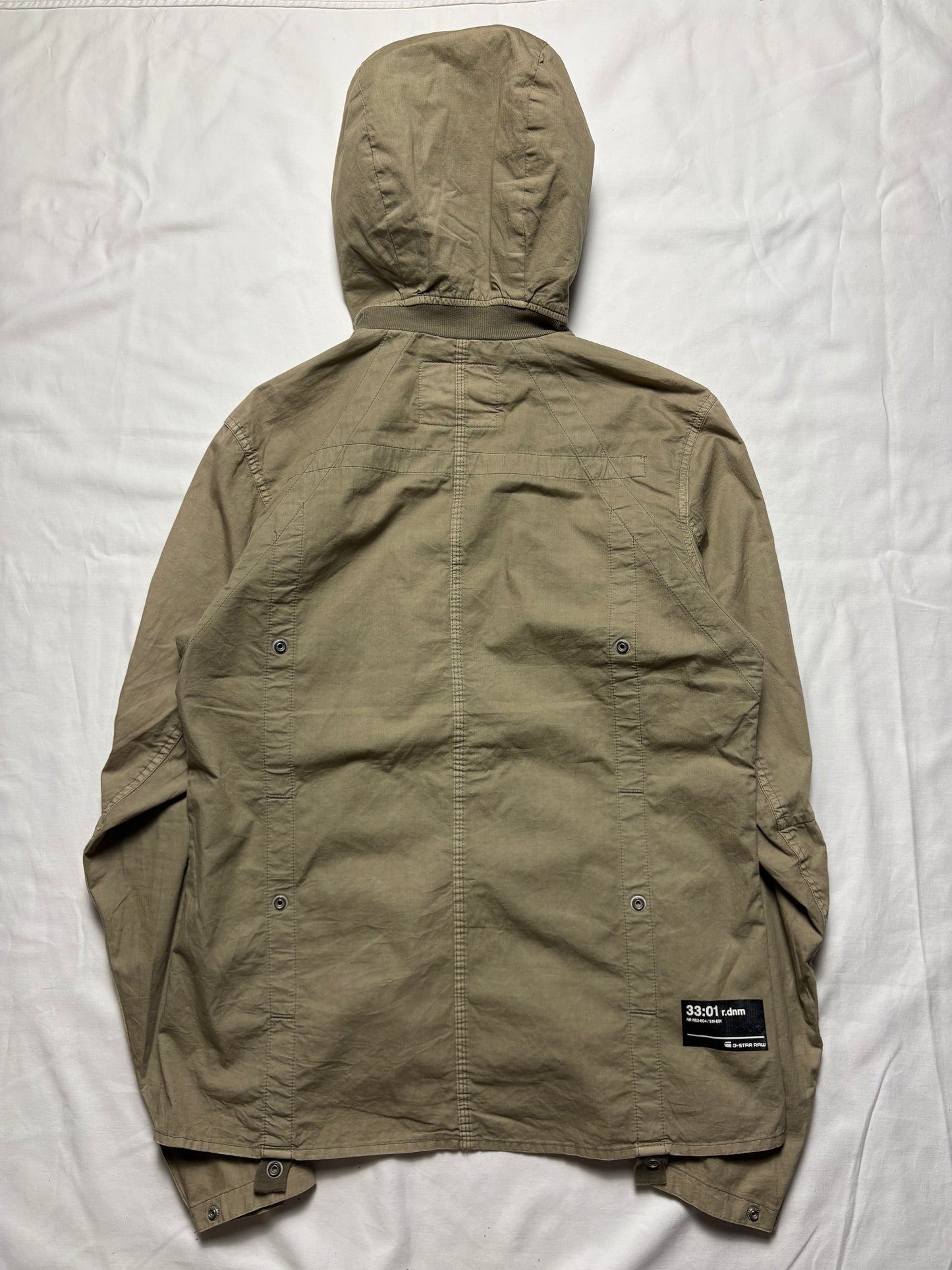 G-Star Technical 00s Zip Up Canvas Work Jacket (L)