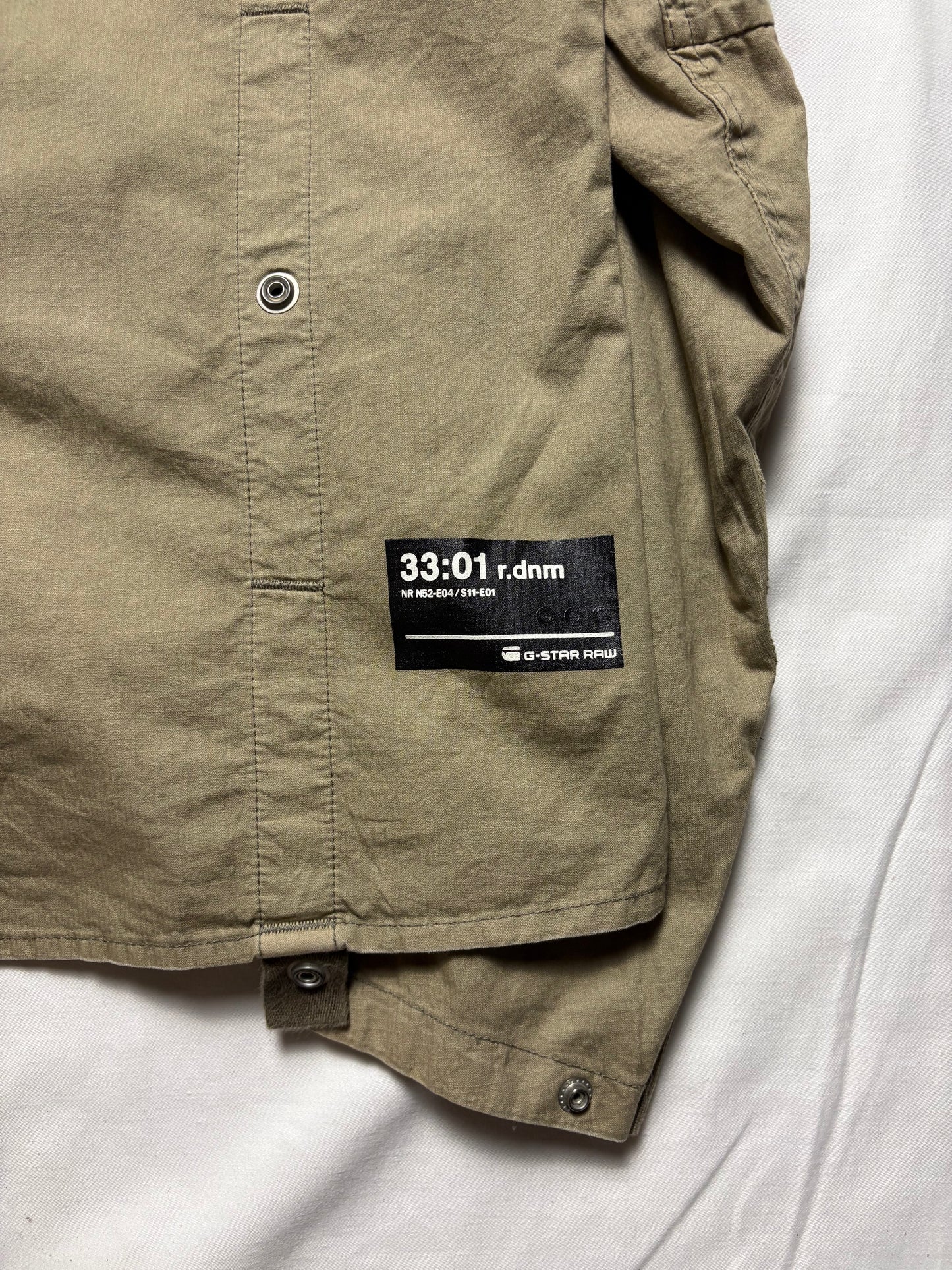 G-Star Technical 00s Zip Up Canvas Work Jacket (L)