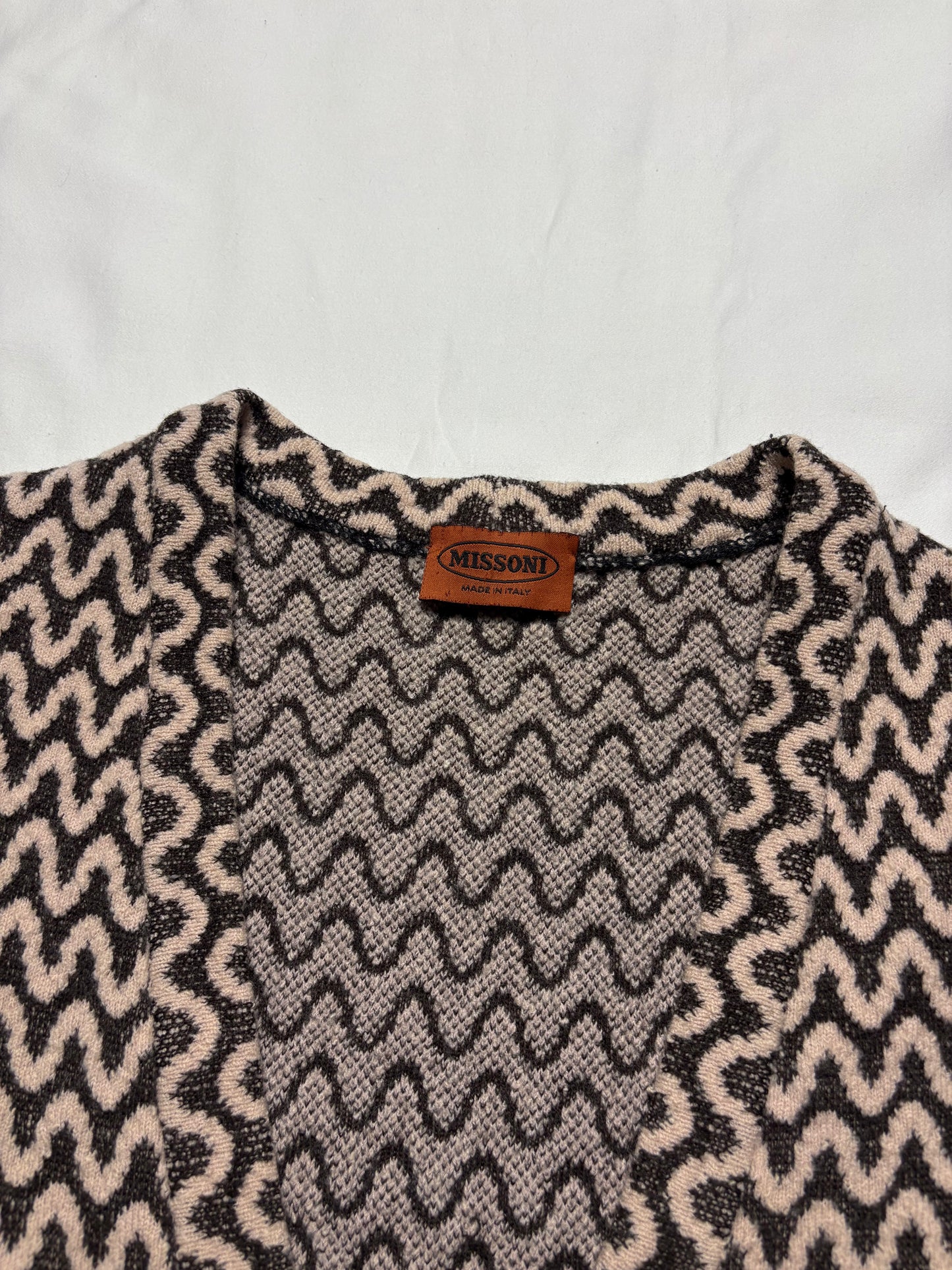 Missioni 90s Italian Made Patterned Cardigan (women's M)