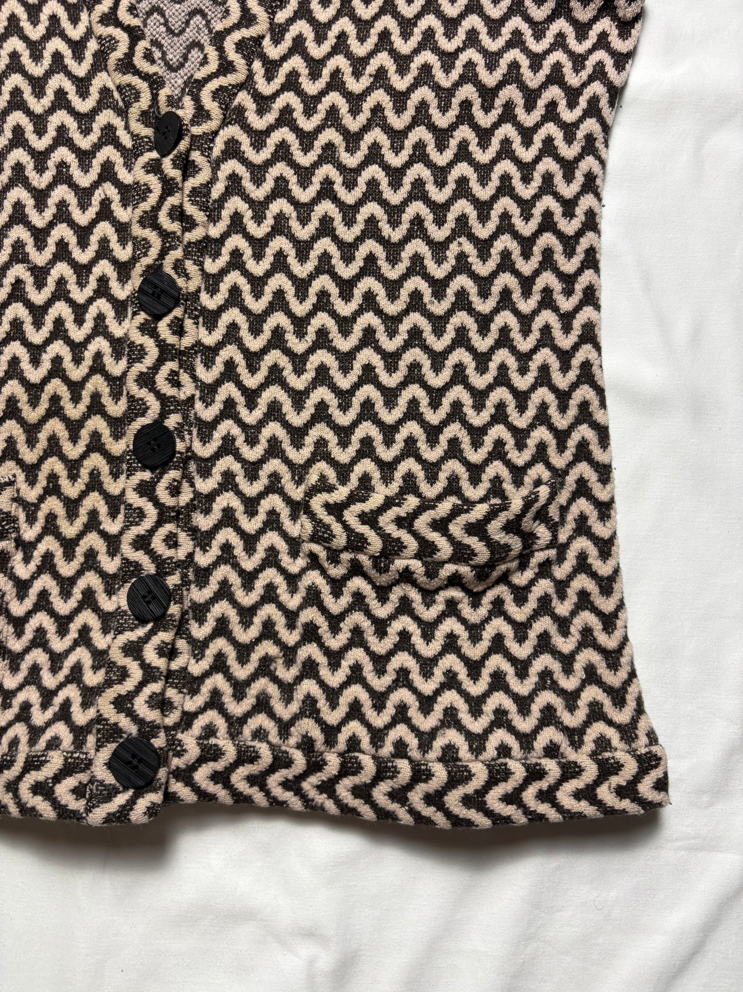 Missioni 90s Italian Made Patterned Cardigan (women's M)