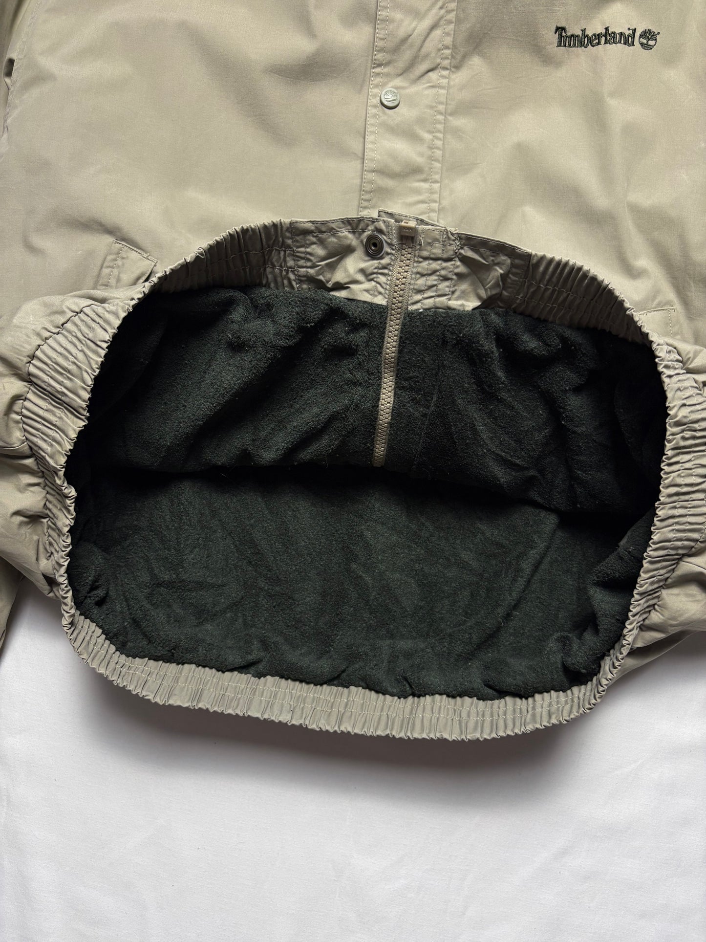 Timberland Weathergear 00s Khaki Green Canvas Jacket (XL)