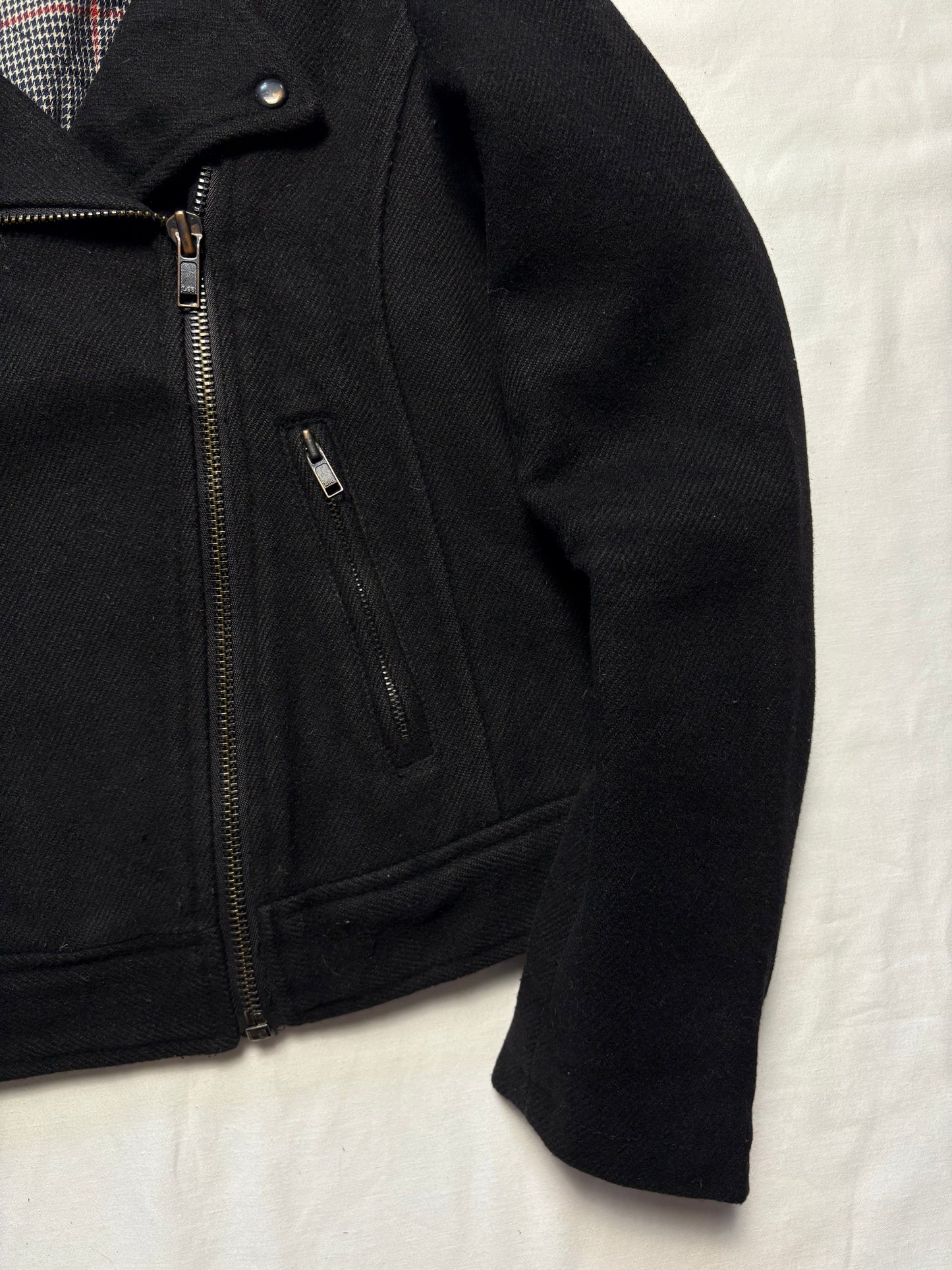 Lee Workwear 90s Asymmetrical ZIp Wool Jacket (women's S)