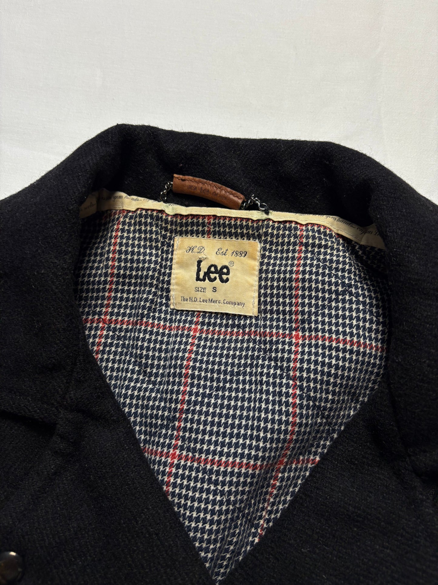 Lee Workwear 90s Asymmetrical ZIp Wool Jacket (women's S)