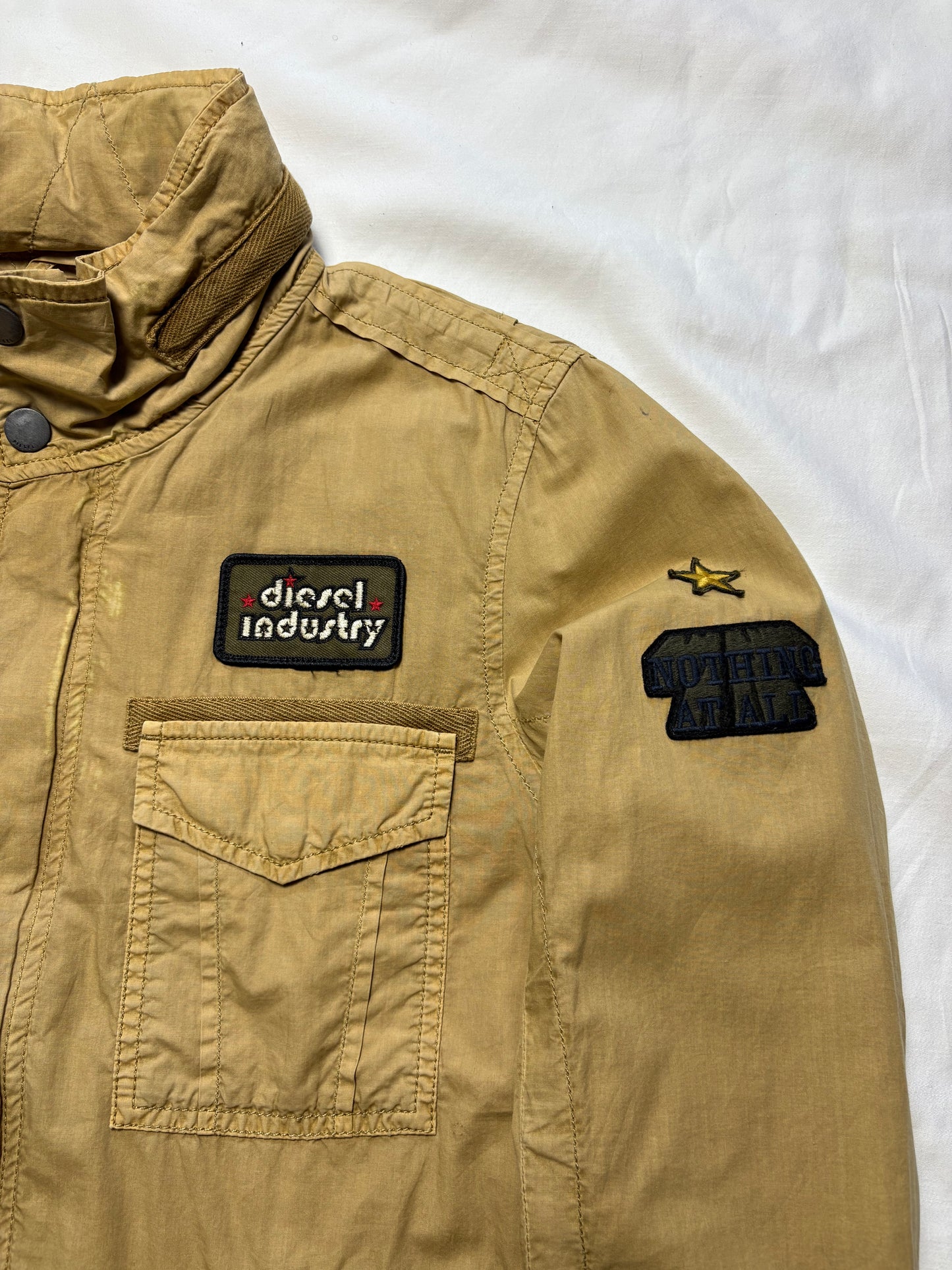 Diesel Industry 00s Beige Safari Jacket (women's M)