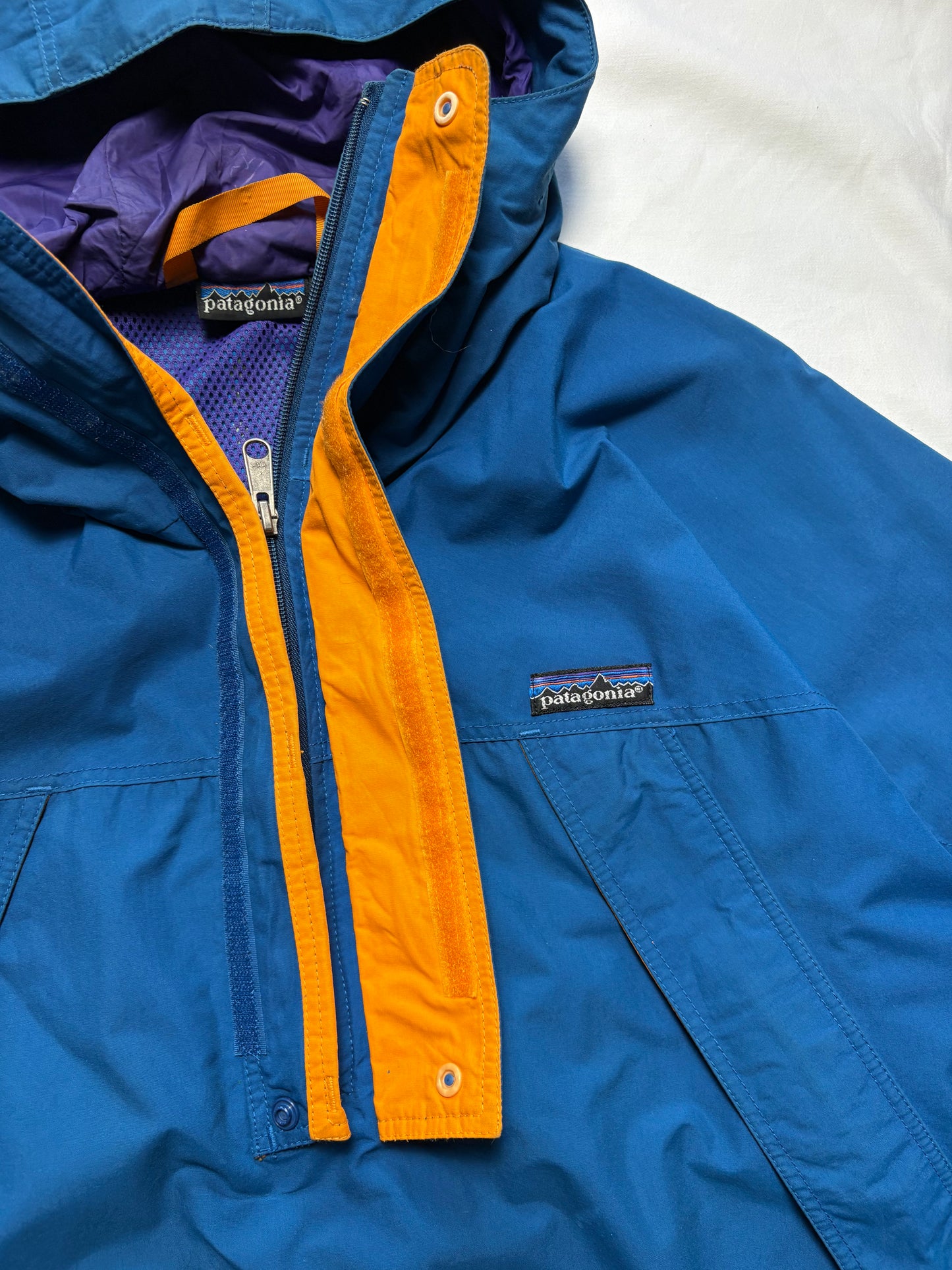 Patagonia 90s Royal Blue Anorak Outdoors Jacket (M)