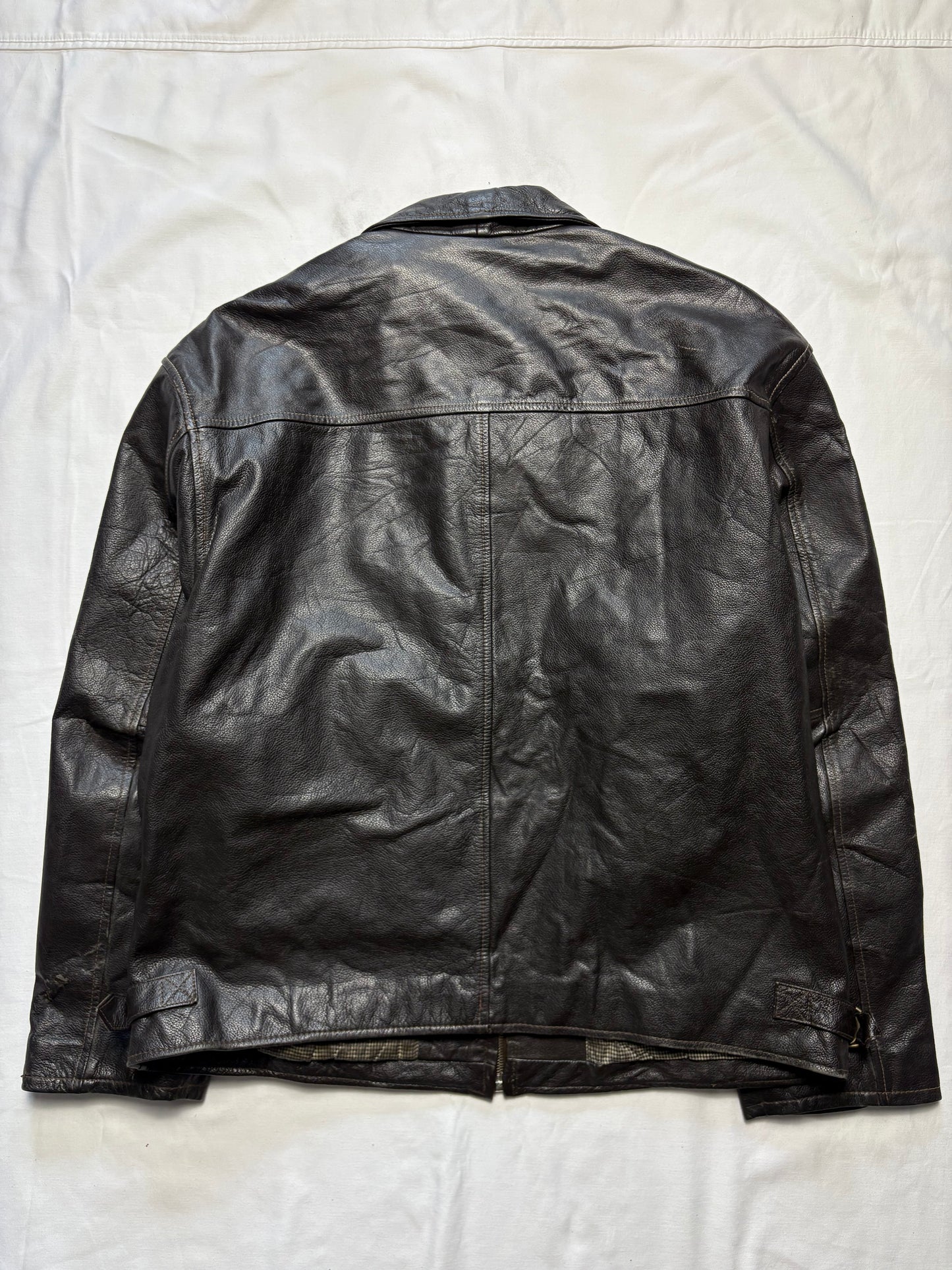 Vintage 90s Genuine Leather Jacket (L)
