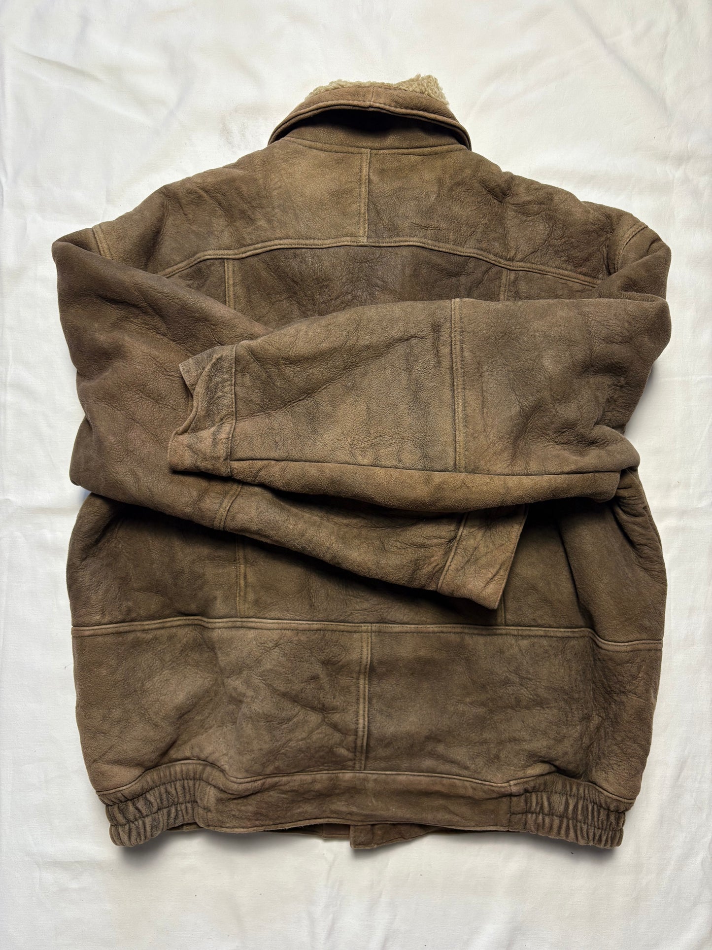 True Vintage 80s Brown Sherling Jacket (M)